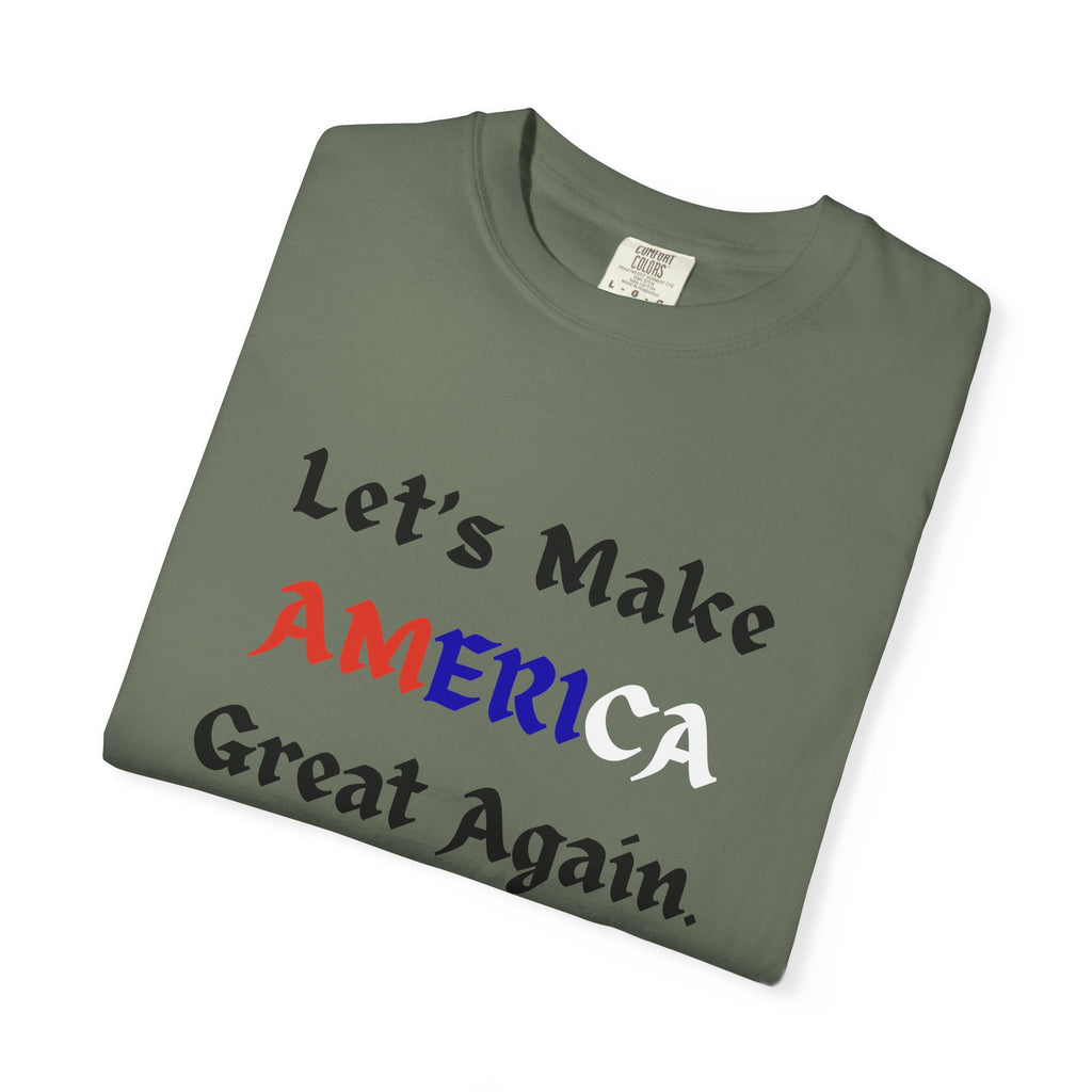 Patriotic American Flag Color T-Shirt | Unisex | 100% Cotton | American Pride Spirit