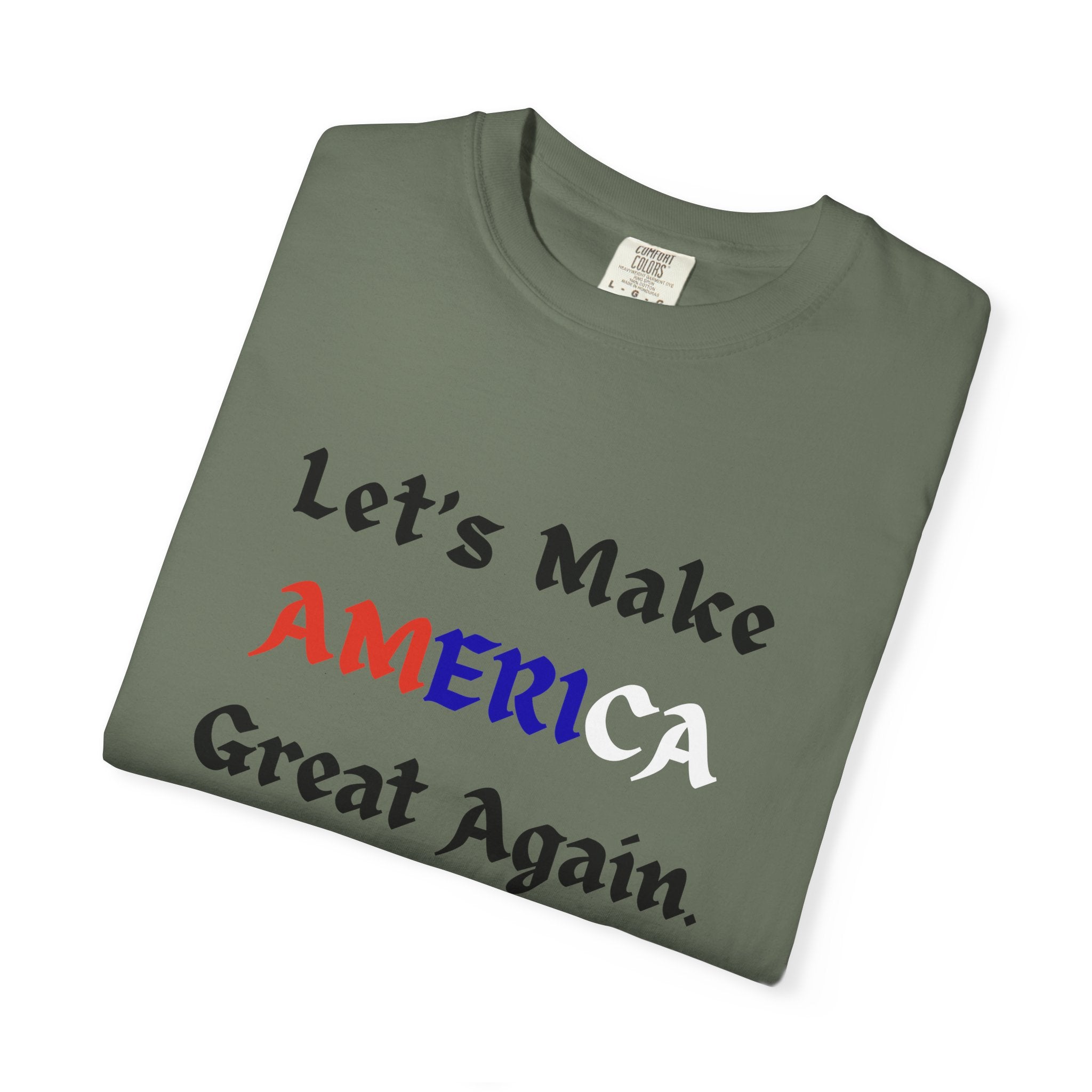 Patriotic American Flag Color T-Shirt | Unisex | 100% Cotton | American Pride Spirit