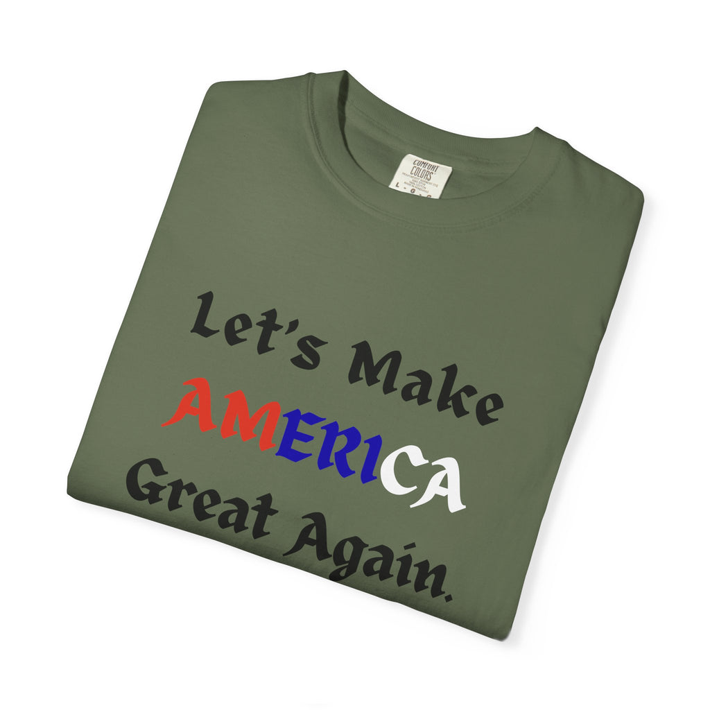 Patriotic American Flag Color T-Shirt | Unisex | 100% Cotton | American Pride Spirit