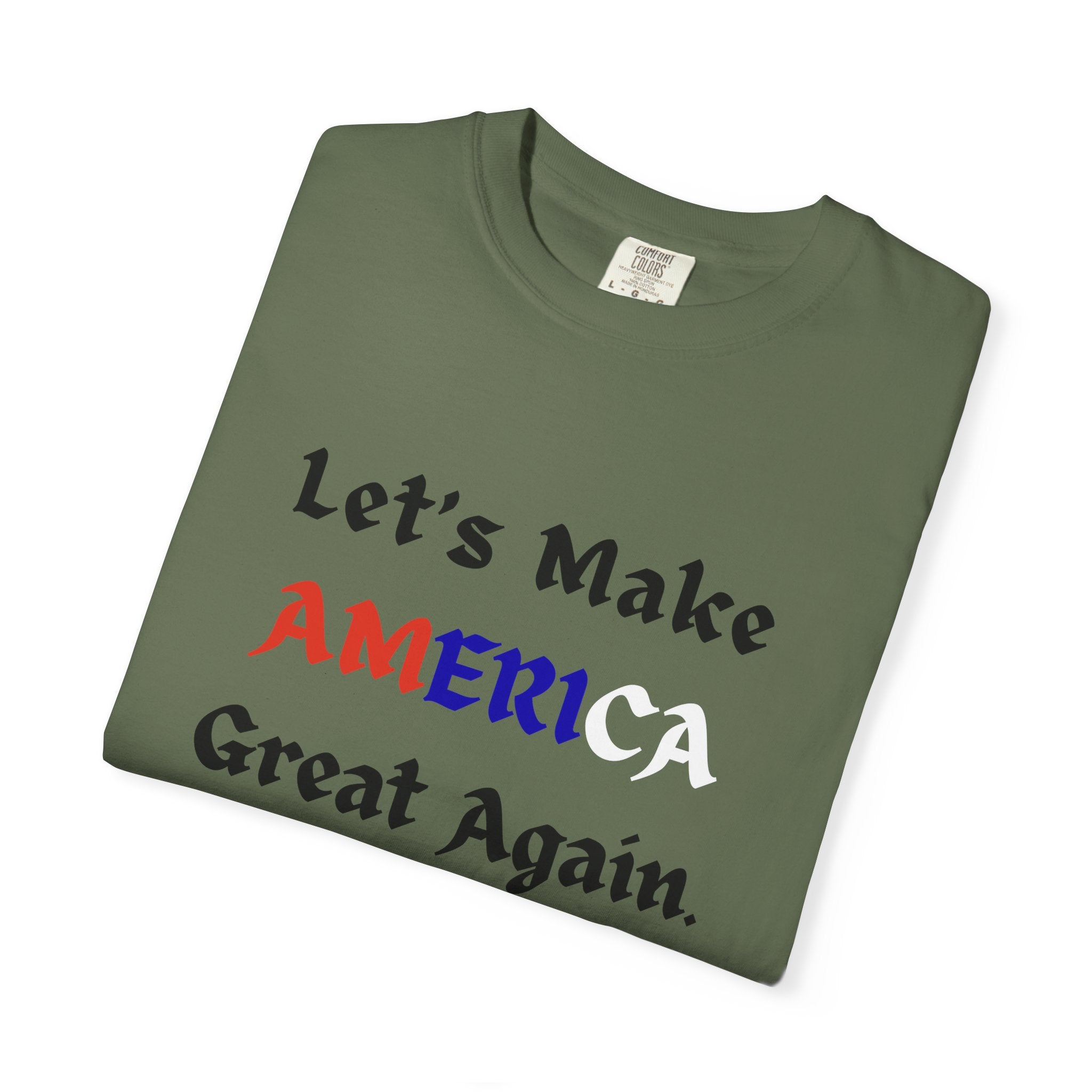 Patriotic American Flag Color T-Shirt | Unisex | 100% Cotton | American Pride Spirit
