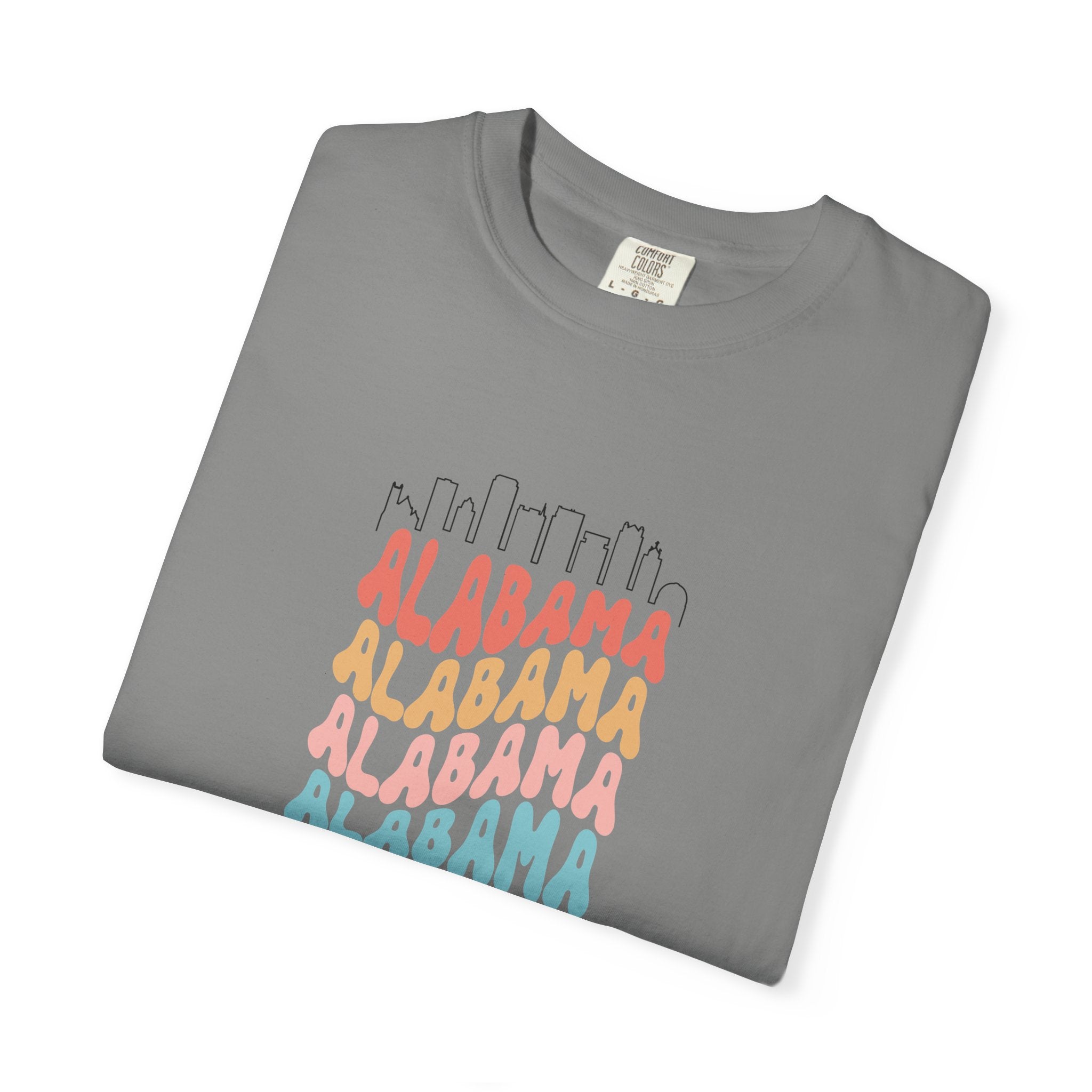 Alabama Designer Skyline T-Shirt | Unisex  | 100% Cotton | American Pride Spirit