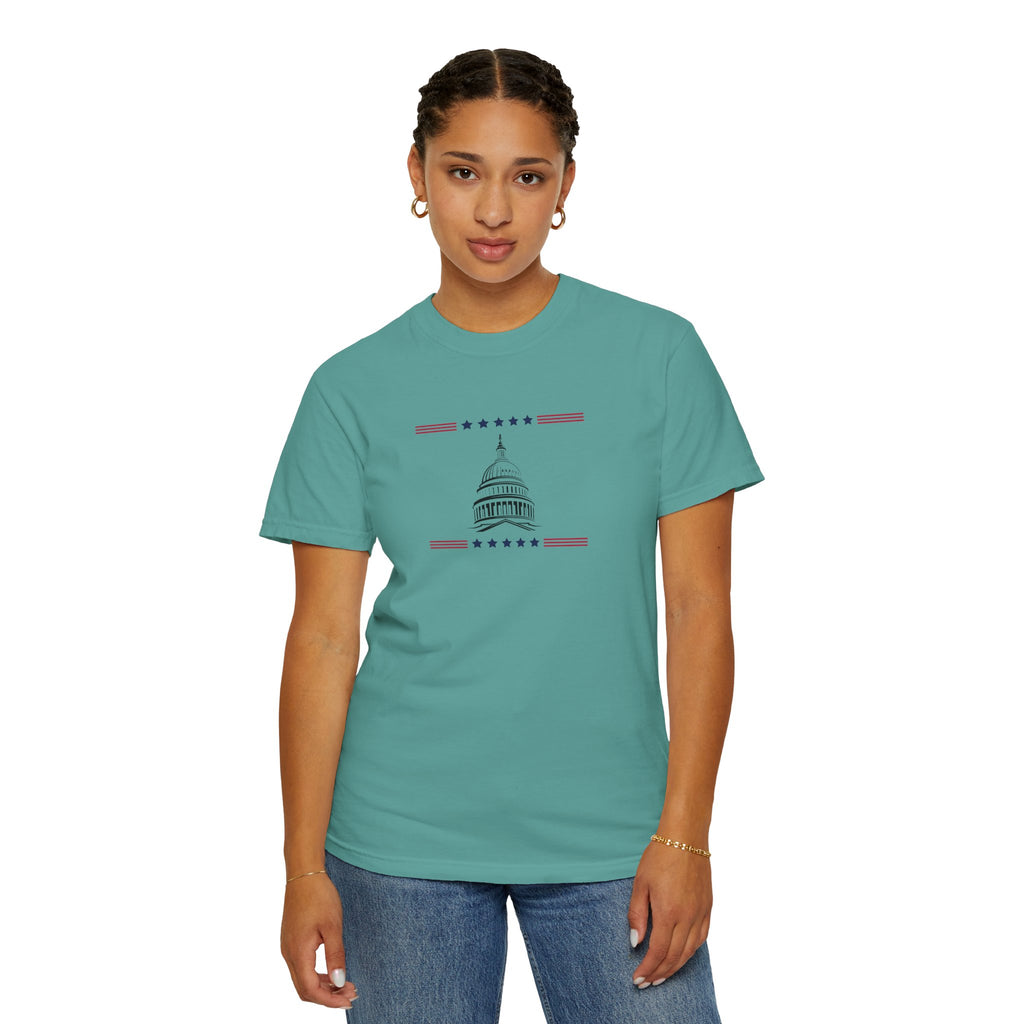 Washington Capitol Dome T-Shirt | Unisex | 100% Cotton | American Pride Spirit