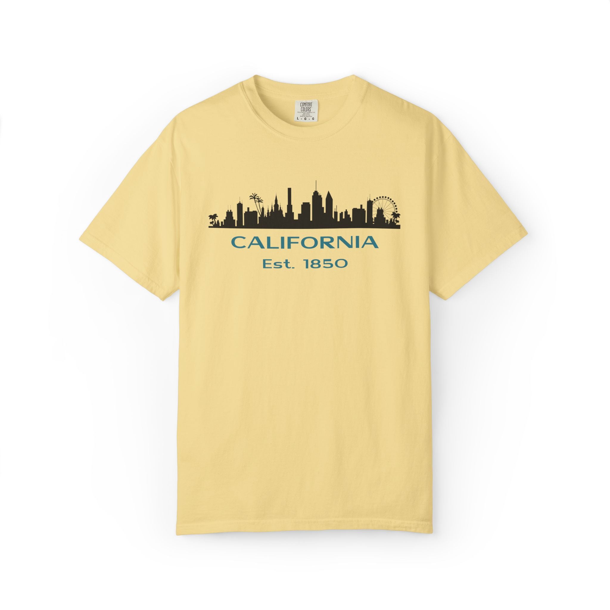 California Skyline T-shirt | Unisex | 100% Cotton | American Pride Spirit