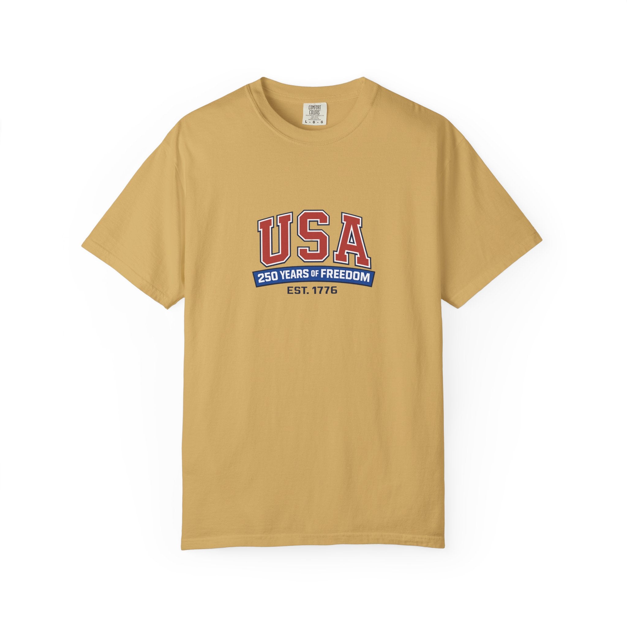 USA 250 Years of Freedom T-Shirt | Unisex | 100% Cotton | American Pride Spirit