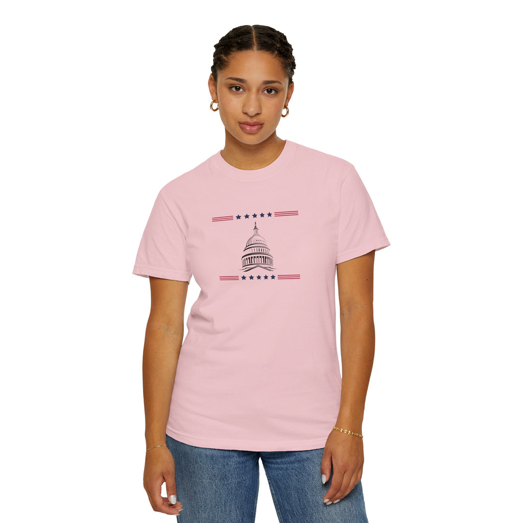 Washington Capitol Dome T-Shirt | Unisex | 100% Cotton | American Pride Spirit