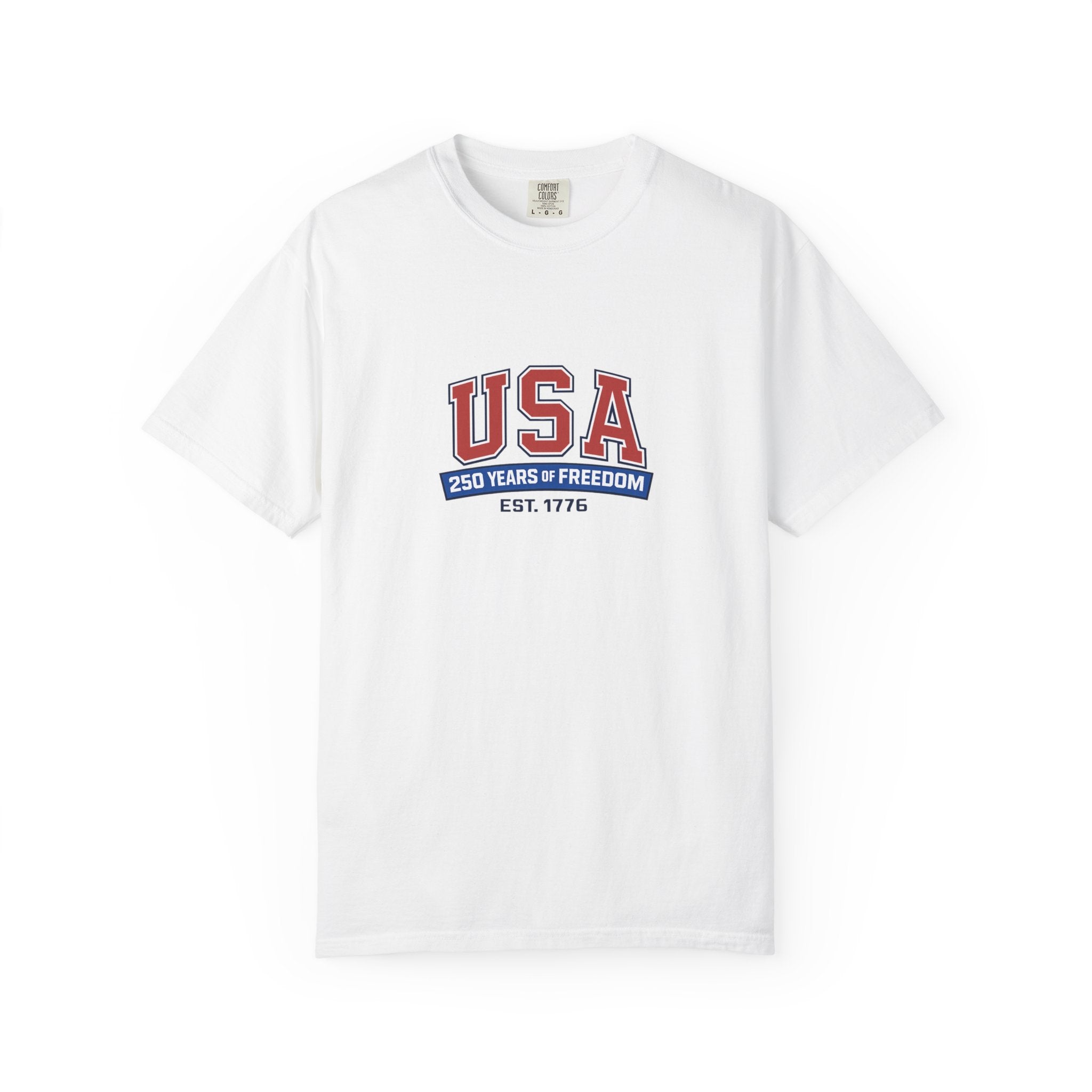 USA 250 Years of Freedom T-Shirt | Unisex | 100% Cotton | American Pride Spirit