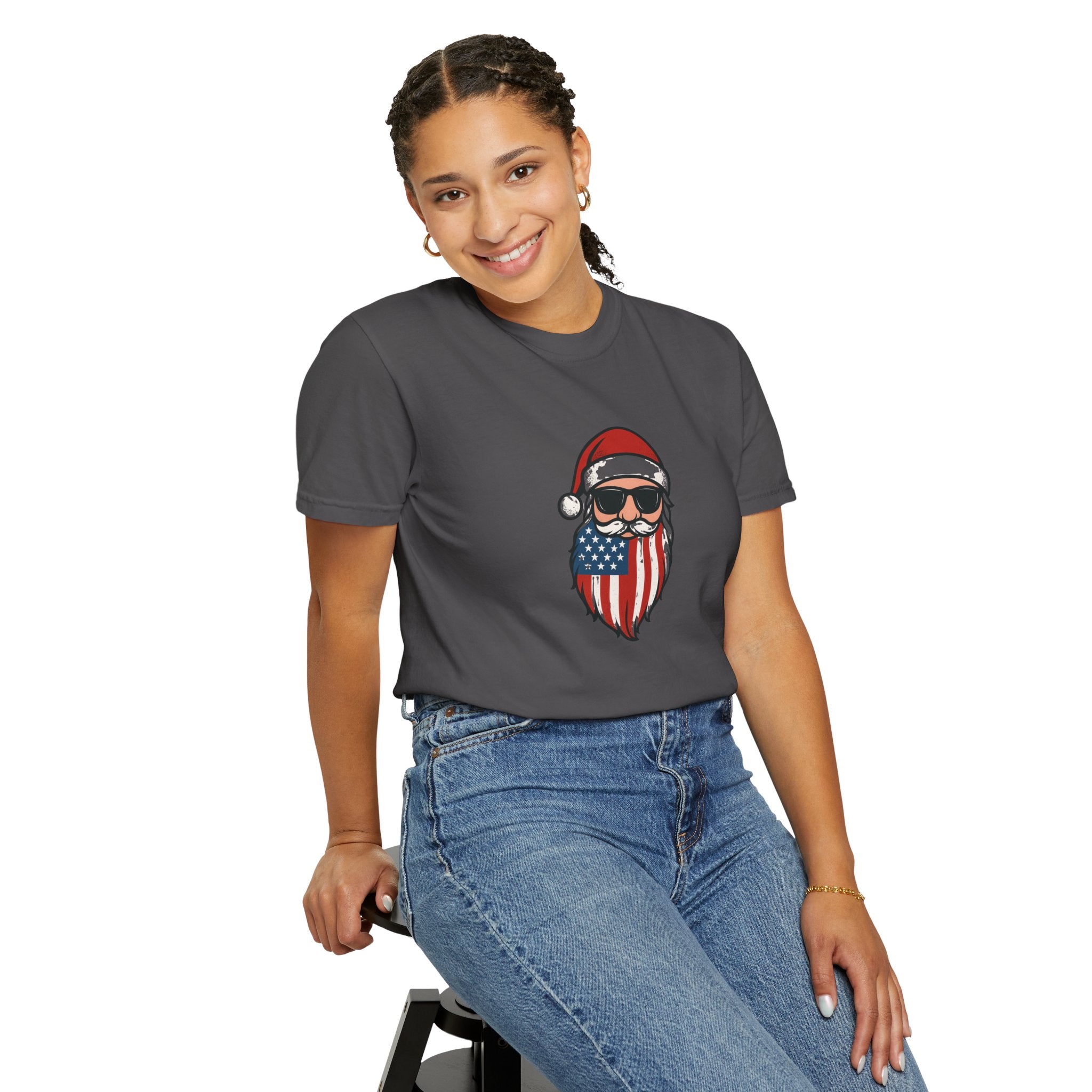 American Santa T-Shirt | Unisex | 100% Cotton | American Pride Spirit