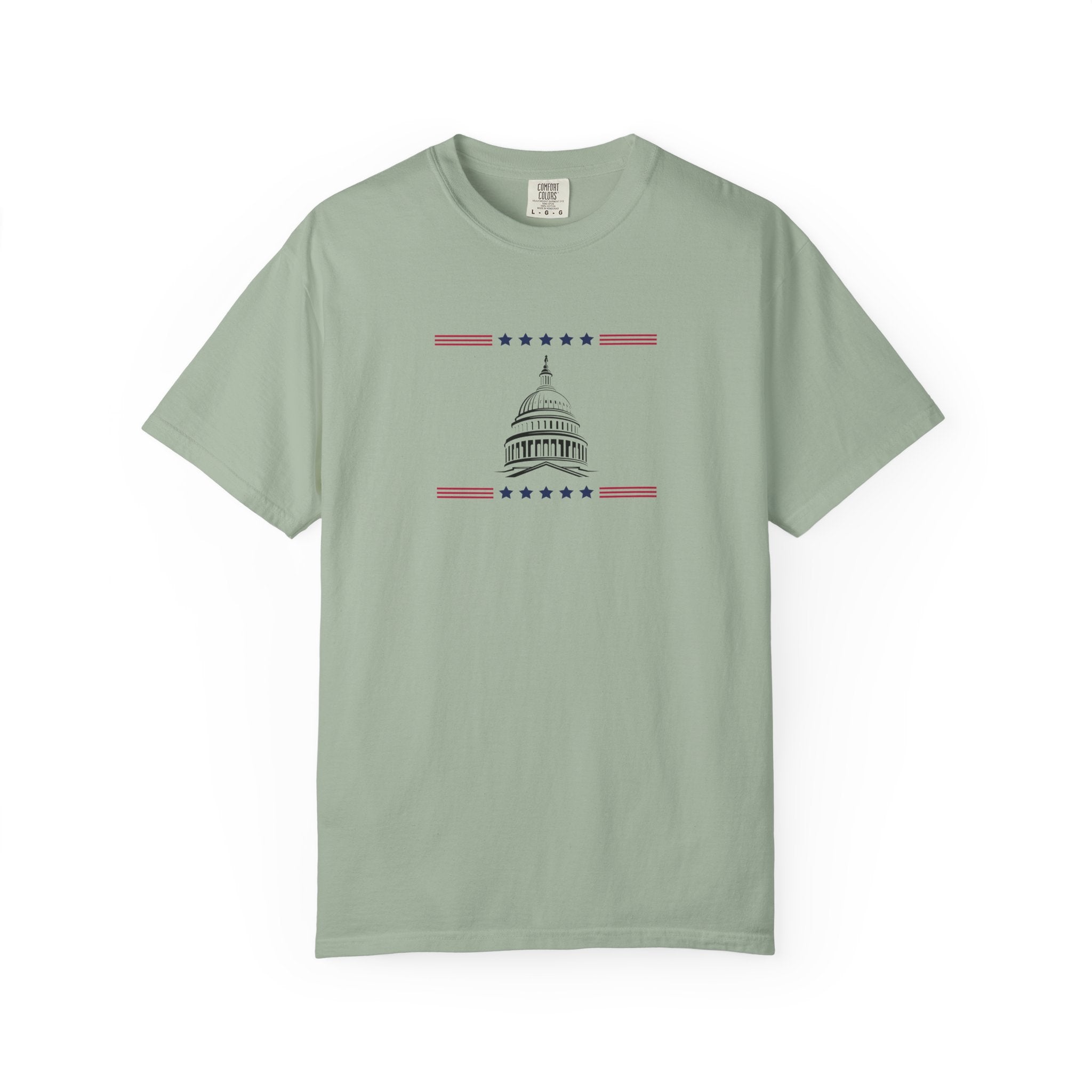 Washington Capitol Dome T-Shirt | Unisex | 100% Cotton | American Pride Spirit