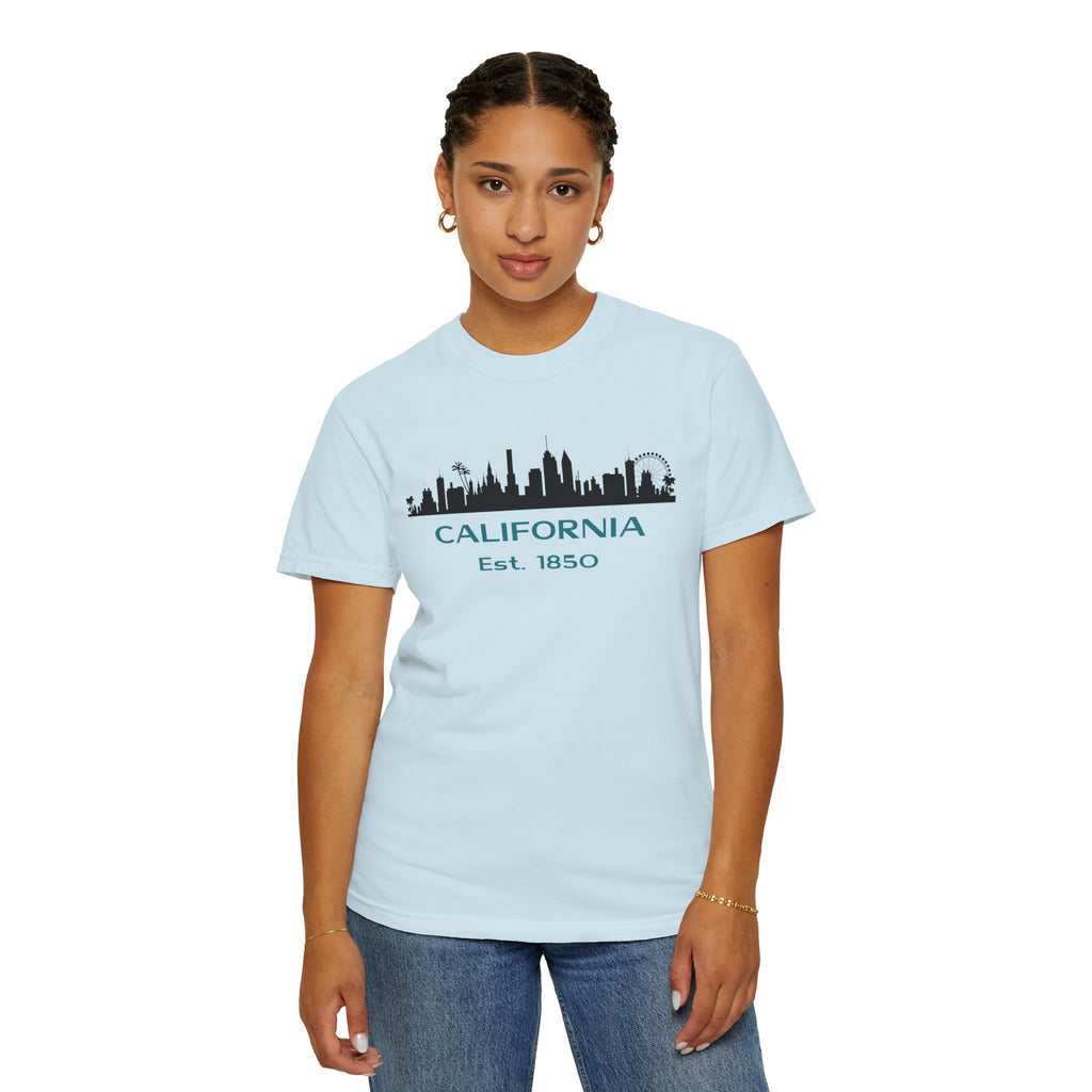 California Skyline T-shirt | Unisex | 100% Cotton | American Pride Spirit