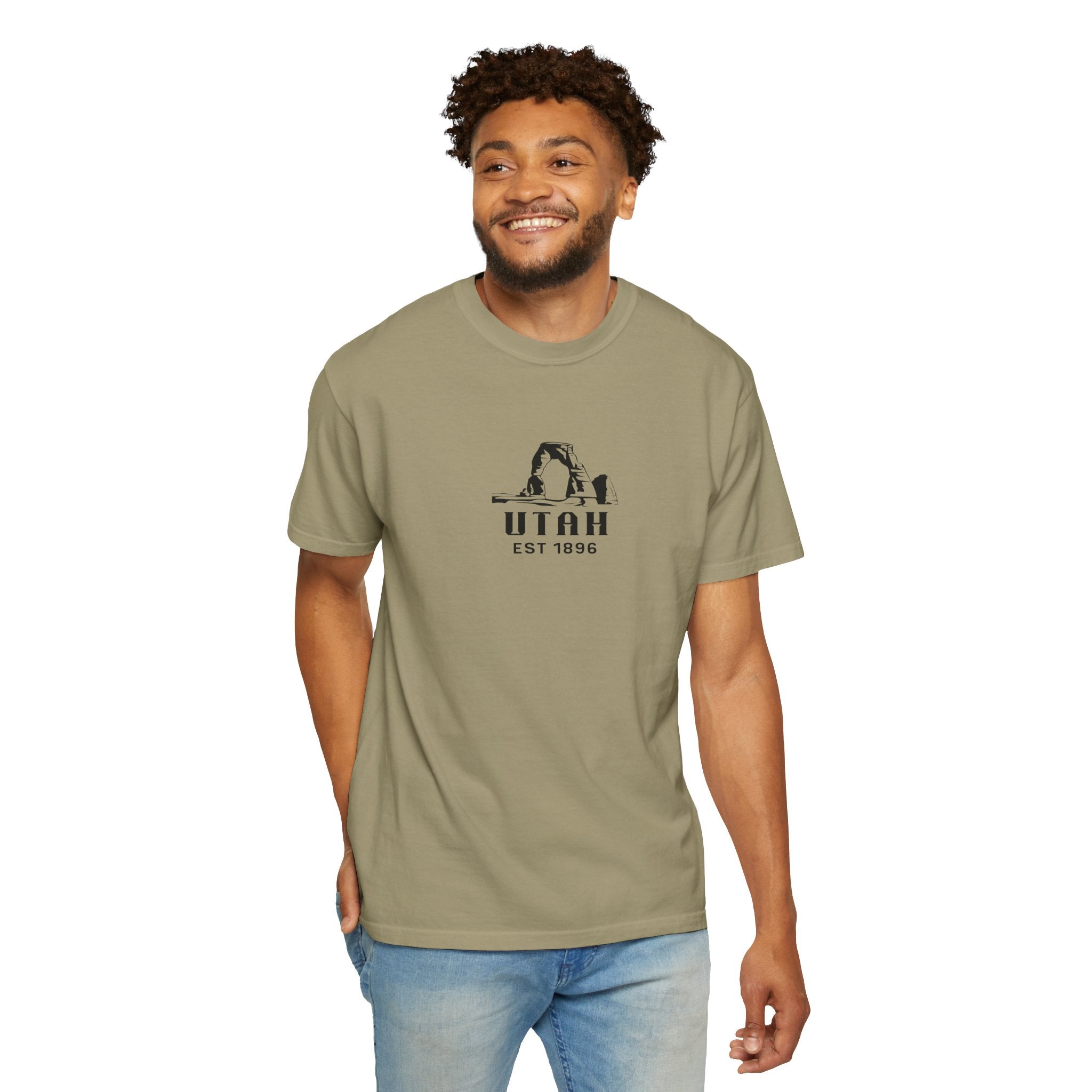 Khaki - T-Shirt - 100% Cotton - Unisex
