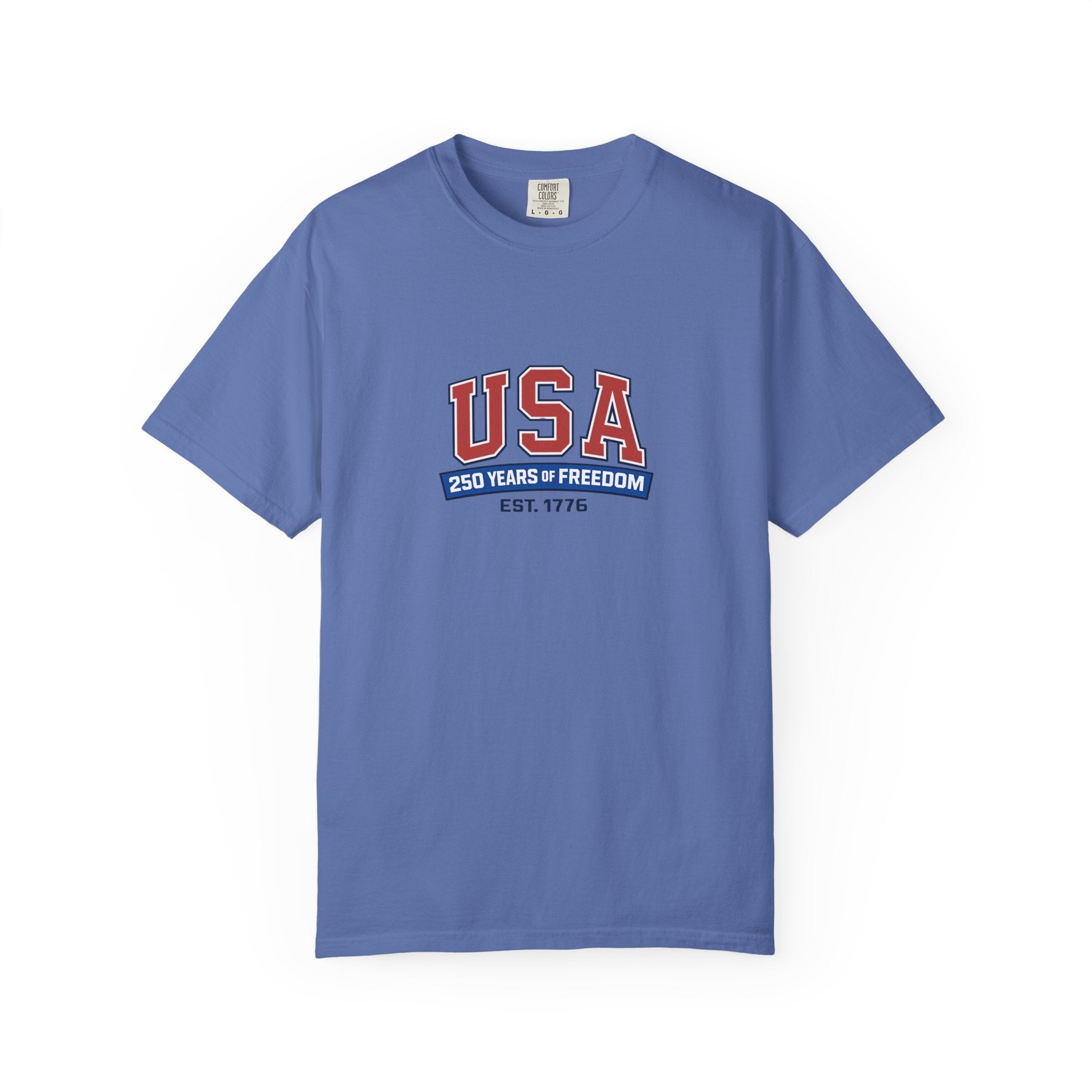 USA 250 Years of Freedom T-Shirt | Unisex | 100% Cotton | American Pride Spirit