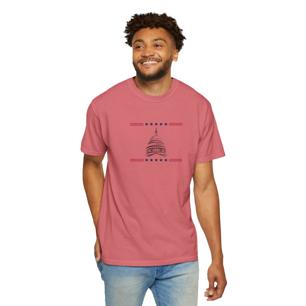 Washington Capitol Dome T-Shirt | Unisex | 100% Cotton | American Pride Spirit