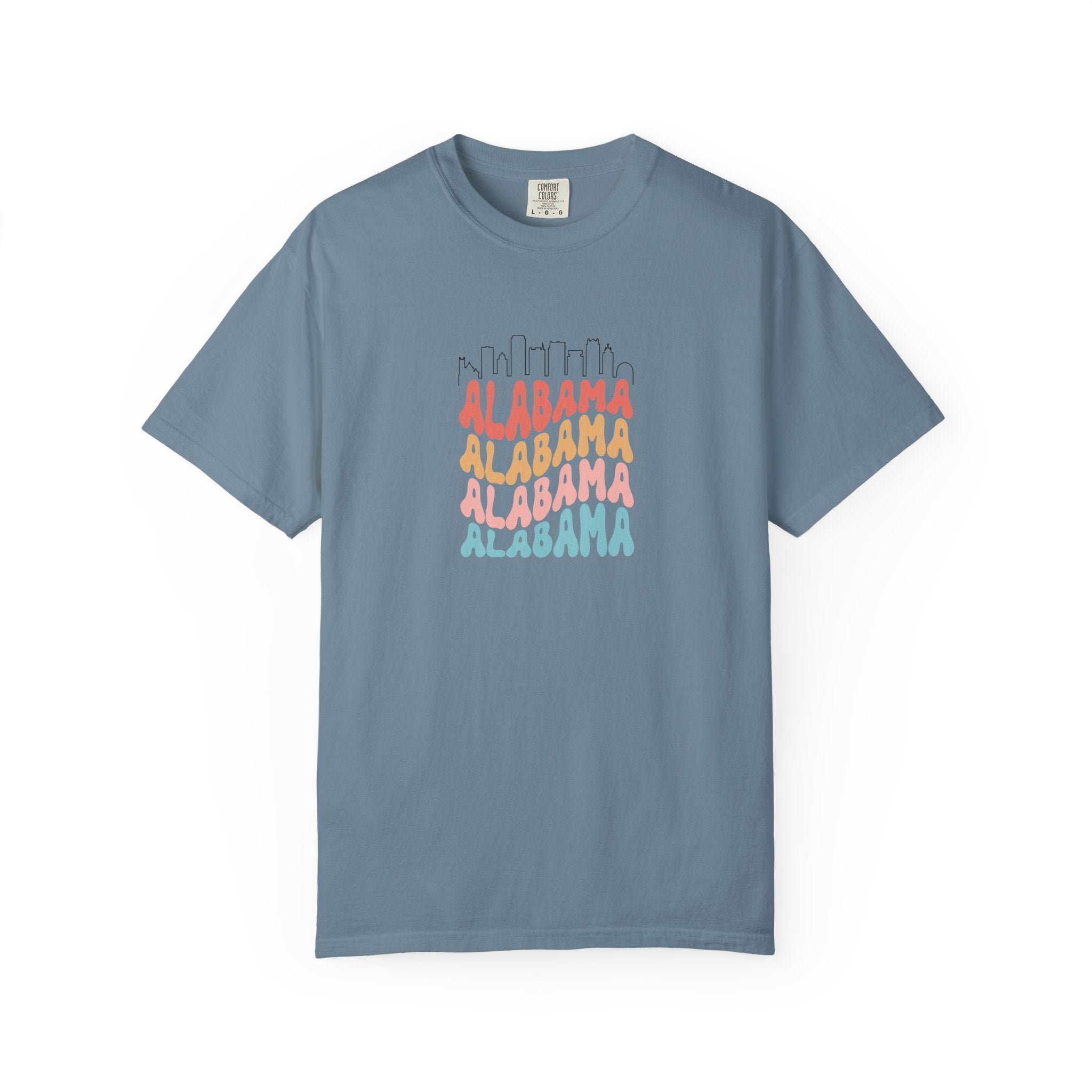 Alabama Designer Skyline T-Shirt | Unisex  | 100% Cotton | American Pride Spirit