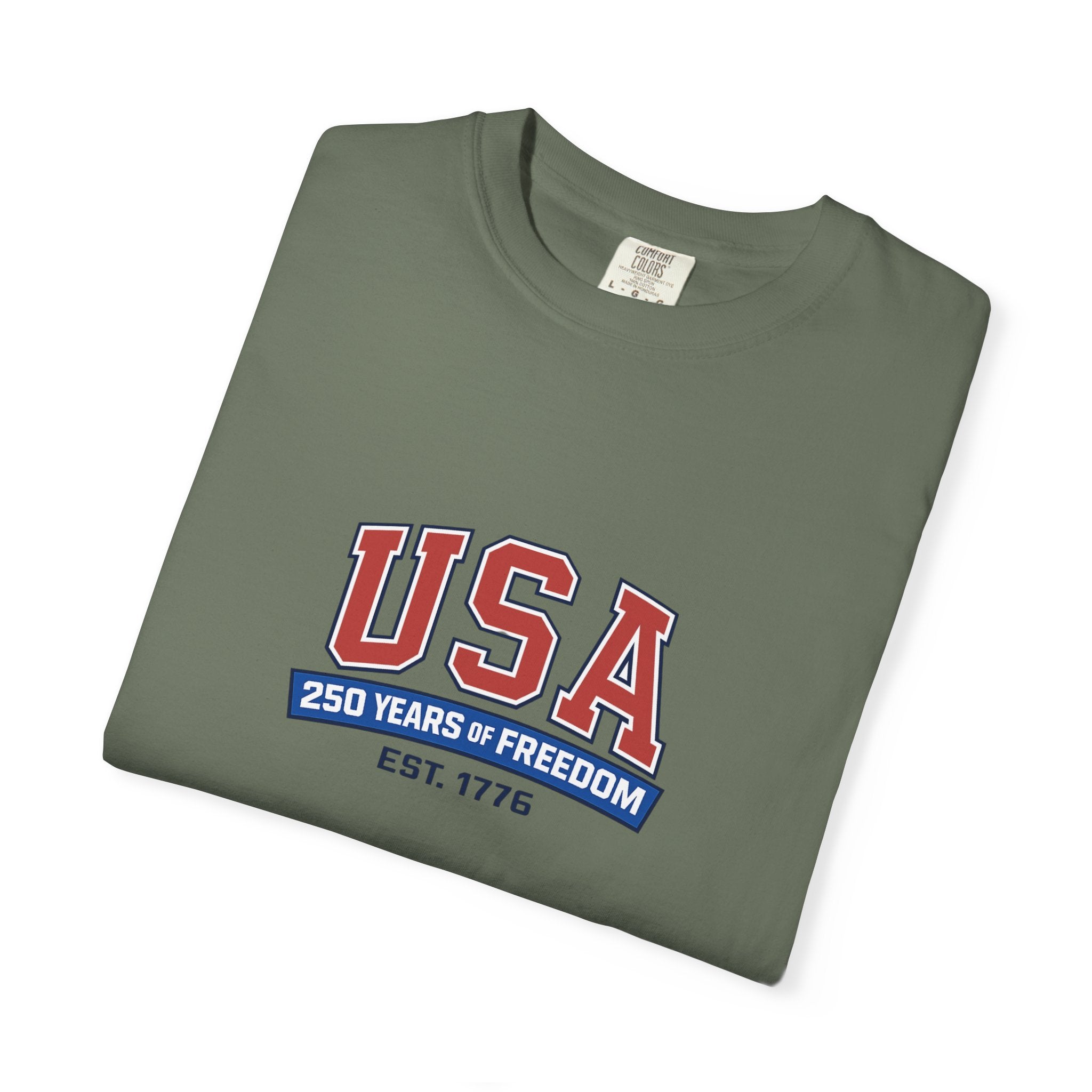 USA 250 Years of Freedom T-Shirt | Unisex | 100% Cotton | American Pride Spirit