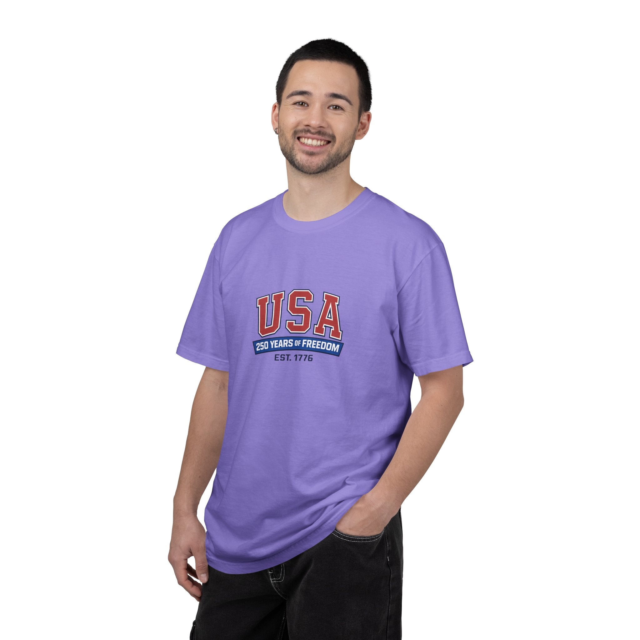 USA 250 Years of Freedom T-Shirt | Unisex | 100% Cotton | American Pride Spirit