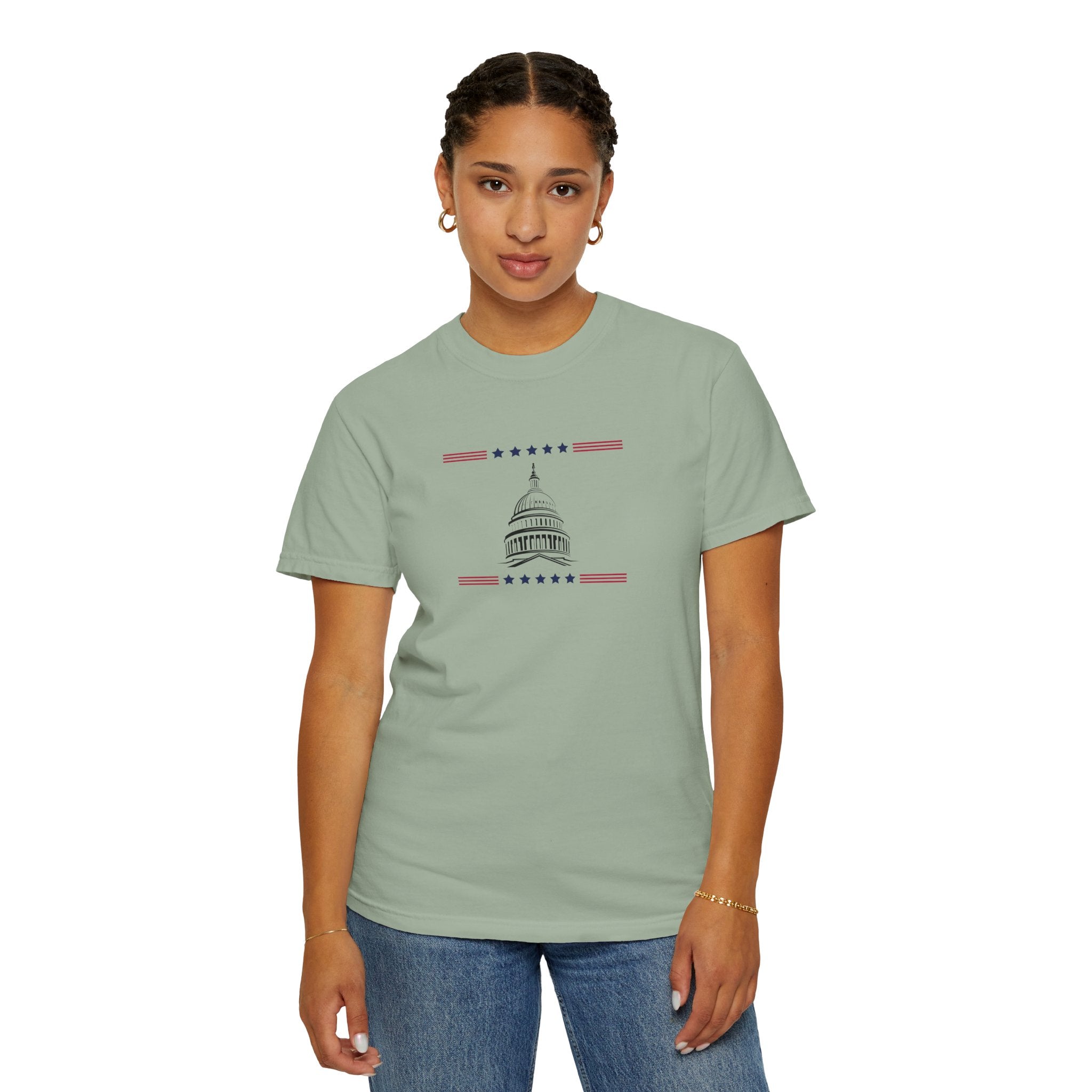 Washington Capitol Dome T-Shirt | Unisex | 100% Cotton | American Pride Spirit