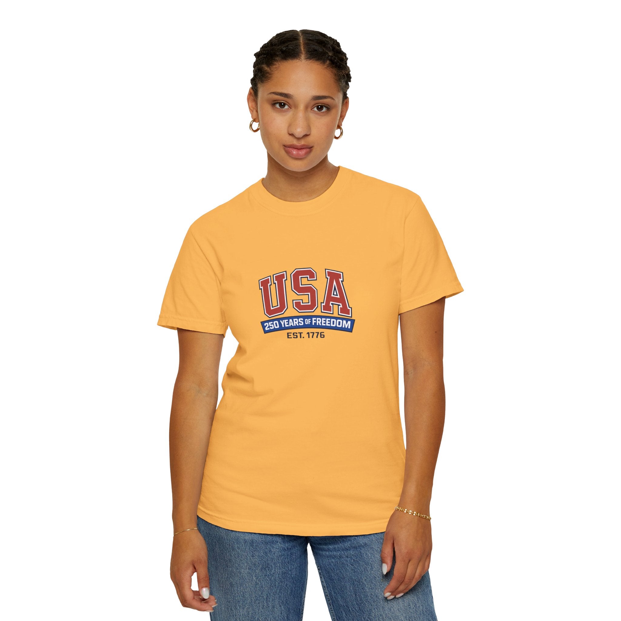 USA 250 Years of Freedom T-Shirt | Unisex | 100% Cotton | American Pride Spirit