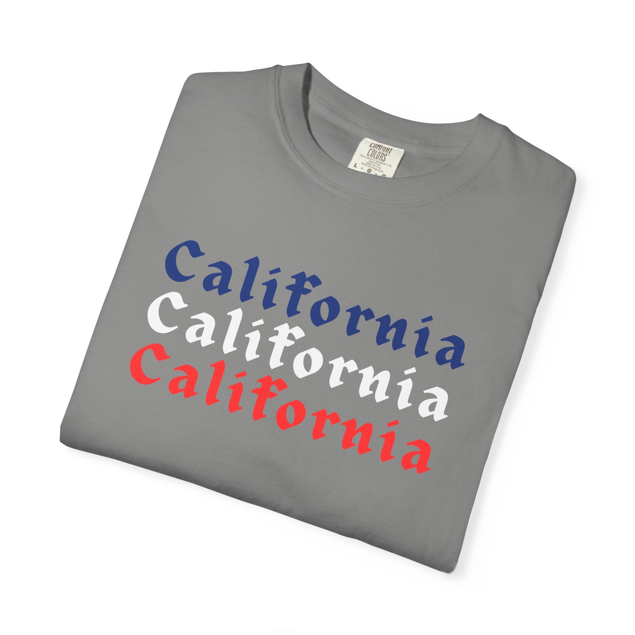 California Patriotic Colors T-Shirt | Unisex | 100% Cotton | American Pride Spirit