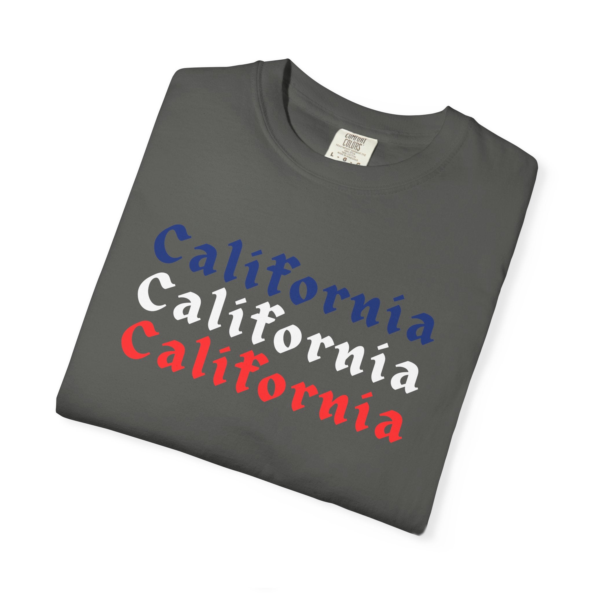 California Patriotic Colors T-Shirt | Unisex | 100% Cotton | American Pride Spirit