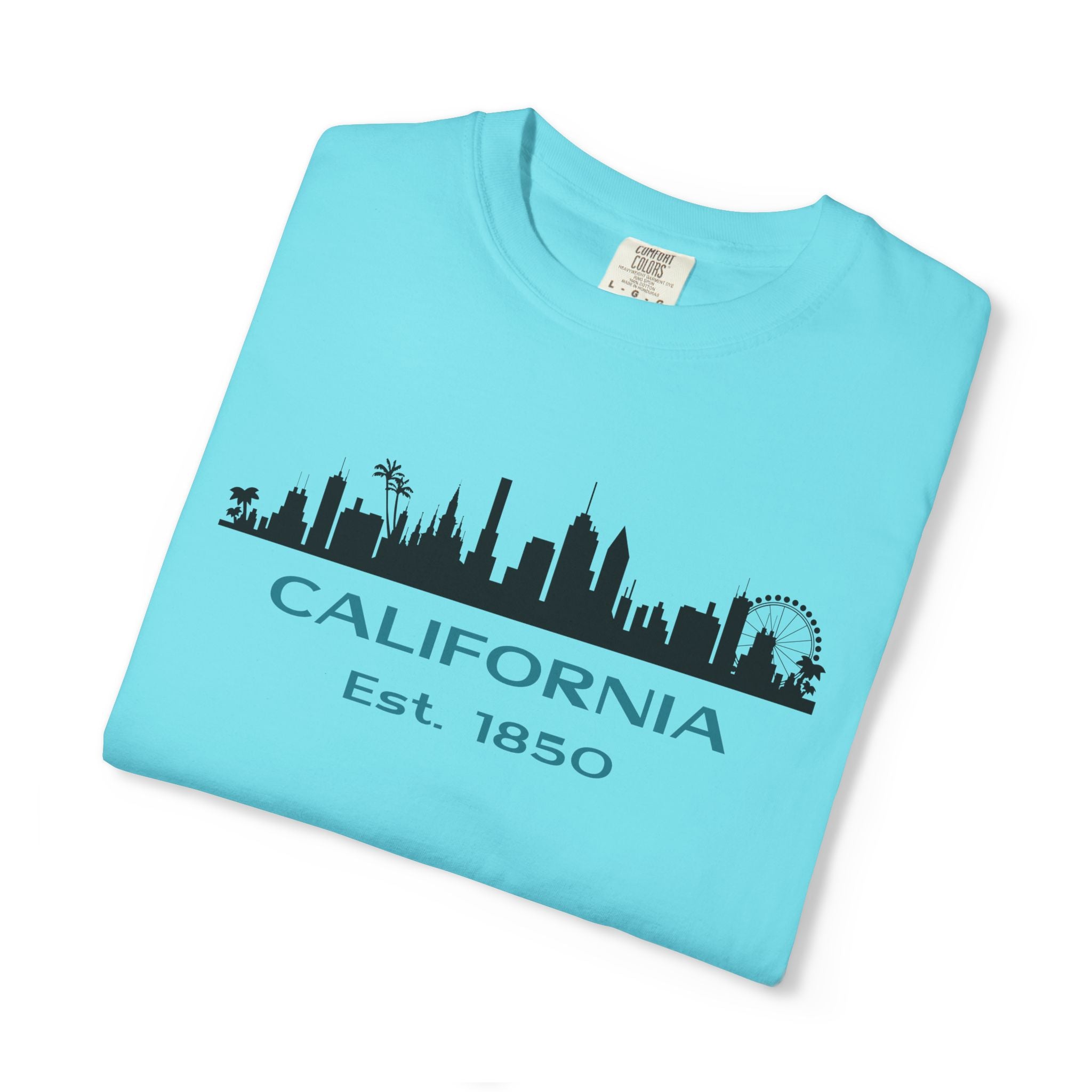 California Skyline T-shirt | Unisex | 100% Cotton | American Pride Spirit