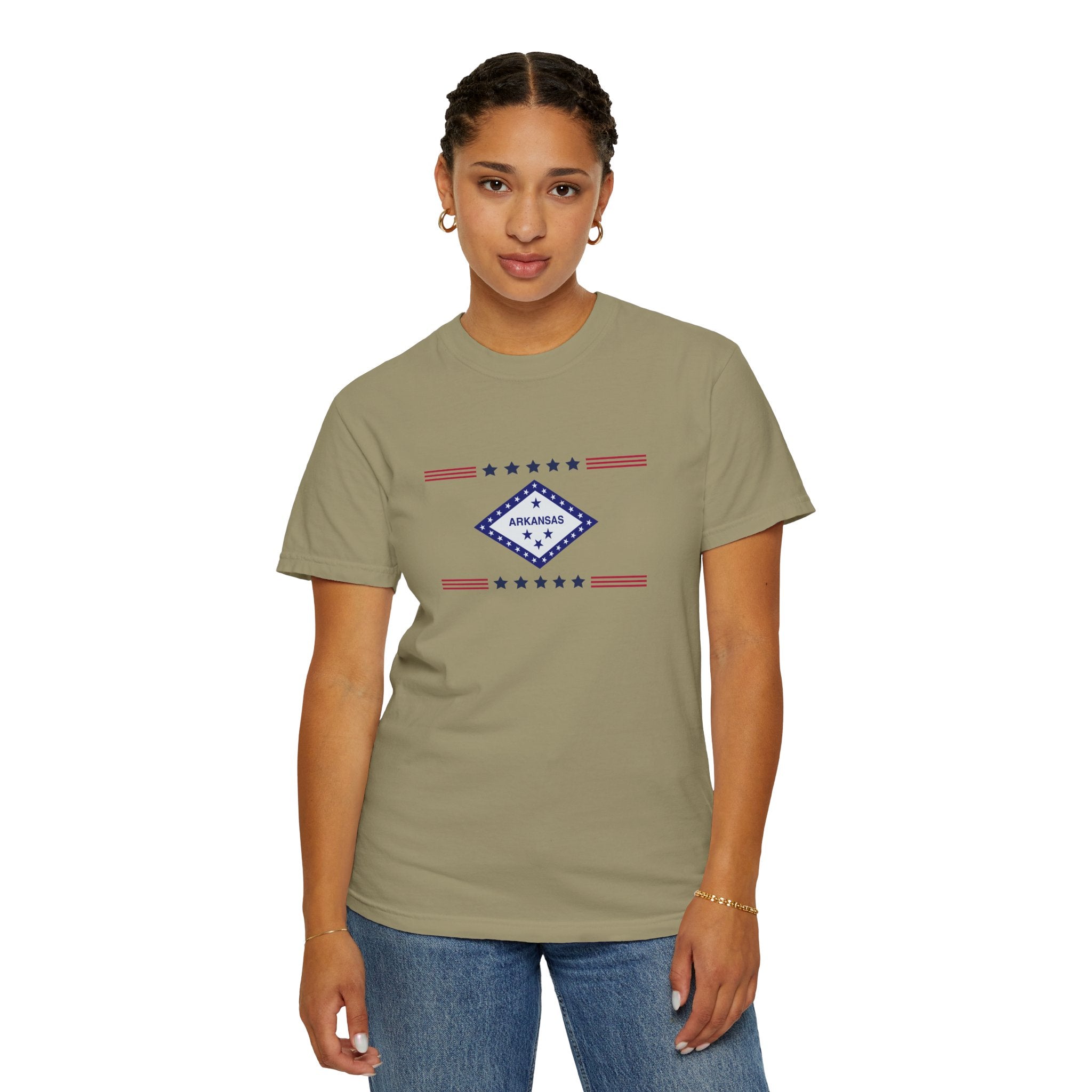 Khaki - T-Shirt - 100% Cotton - Unisex