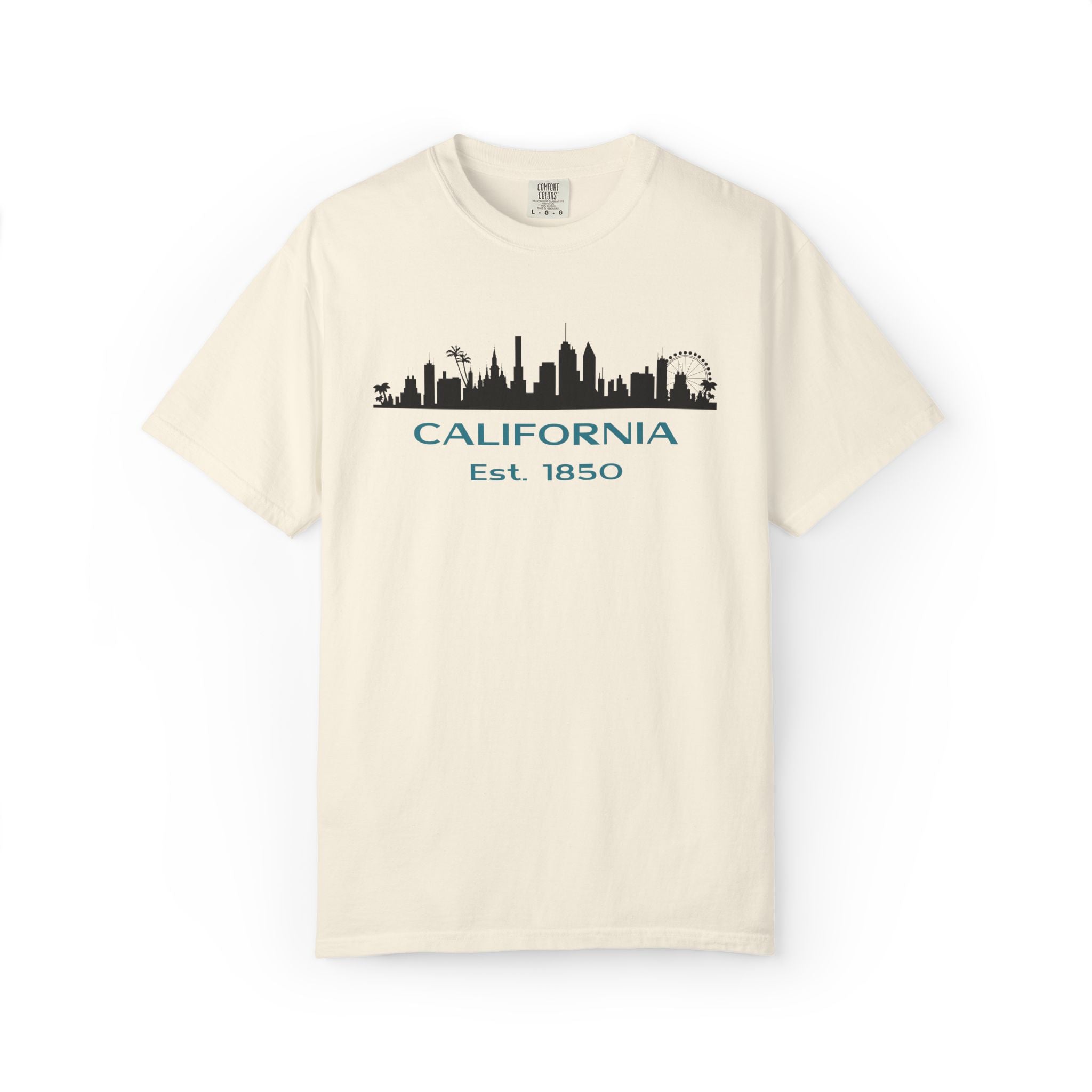 California Skyline T-shirt | Unisex | 100% Cotton | American Pride Spirit