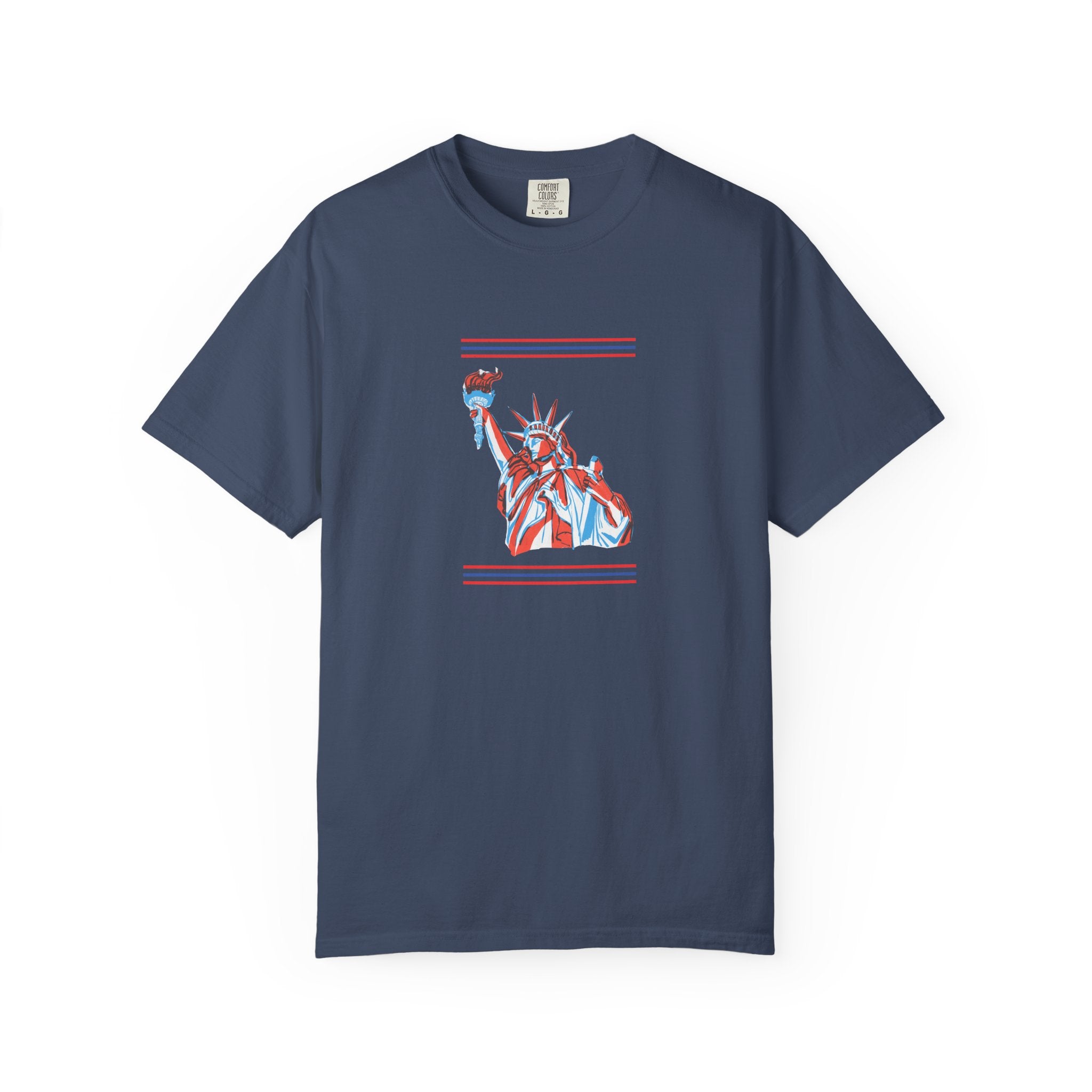 Patriotic Stars & Liberty Tee | Unisex | 100% Cotton | American Pride Spirit