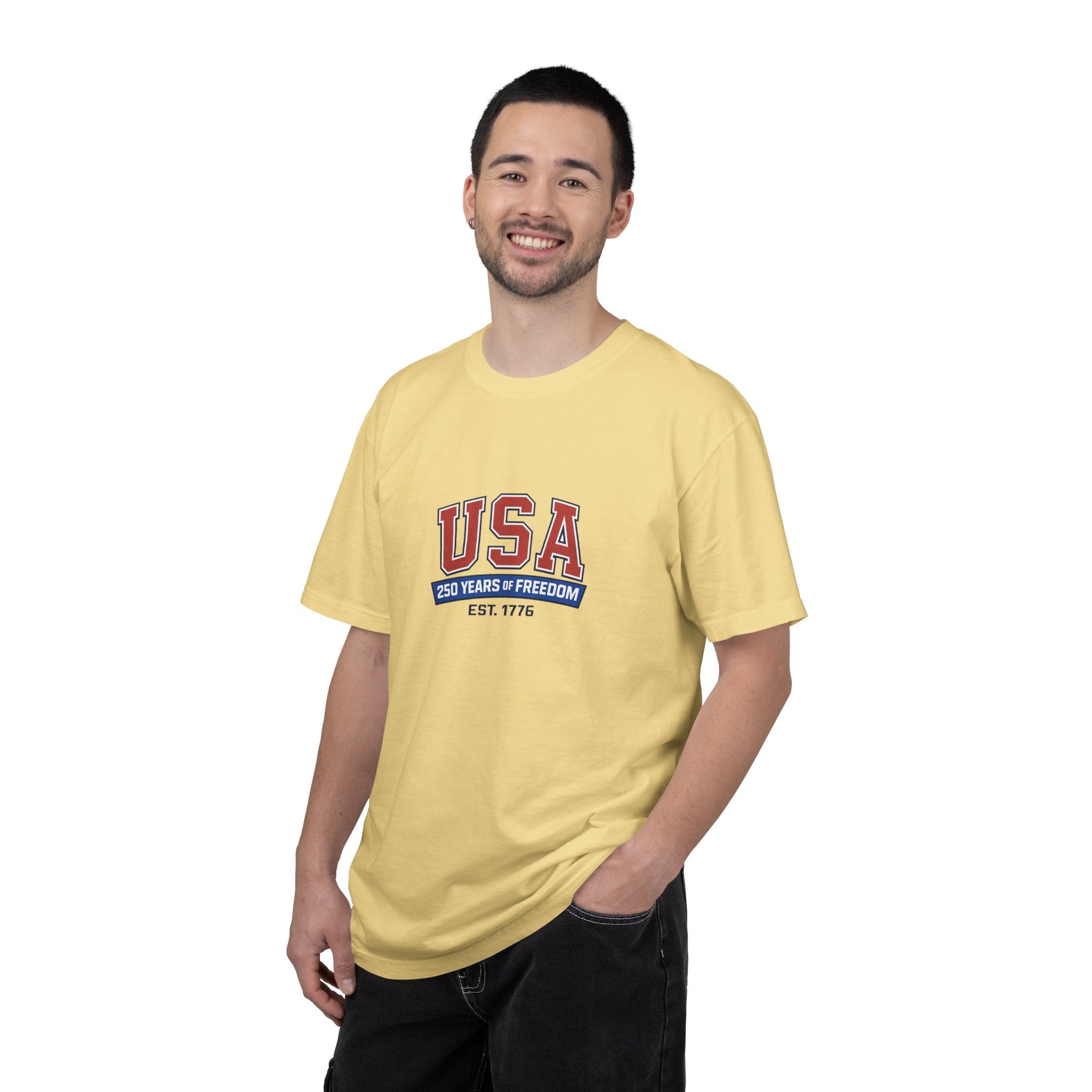 USA 250 Years of Freedom T-Shirt | Unisex | 100% Cotton | American Pride Spirit