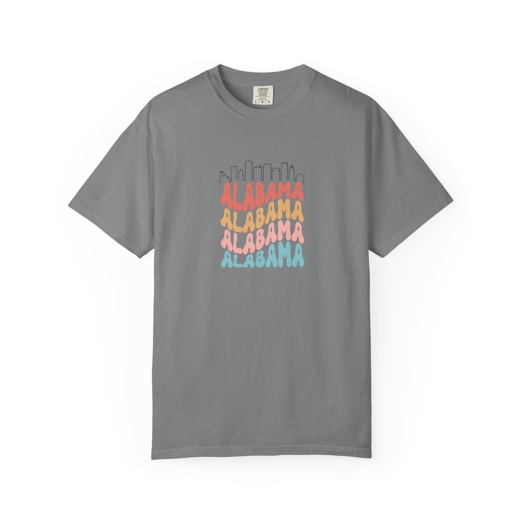 Alabama Designer Skyline T-Shirt | Unisex  | 100% Cotton | American Pride Spirit