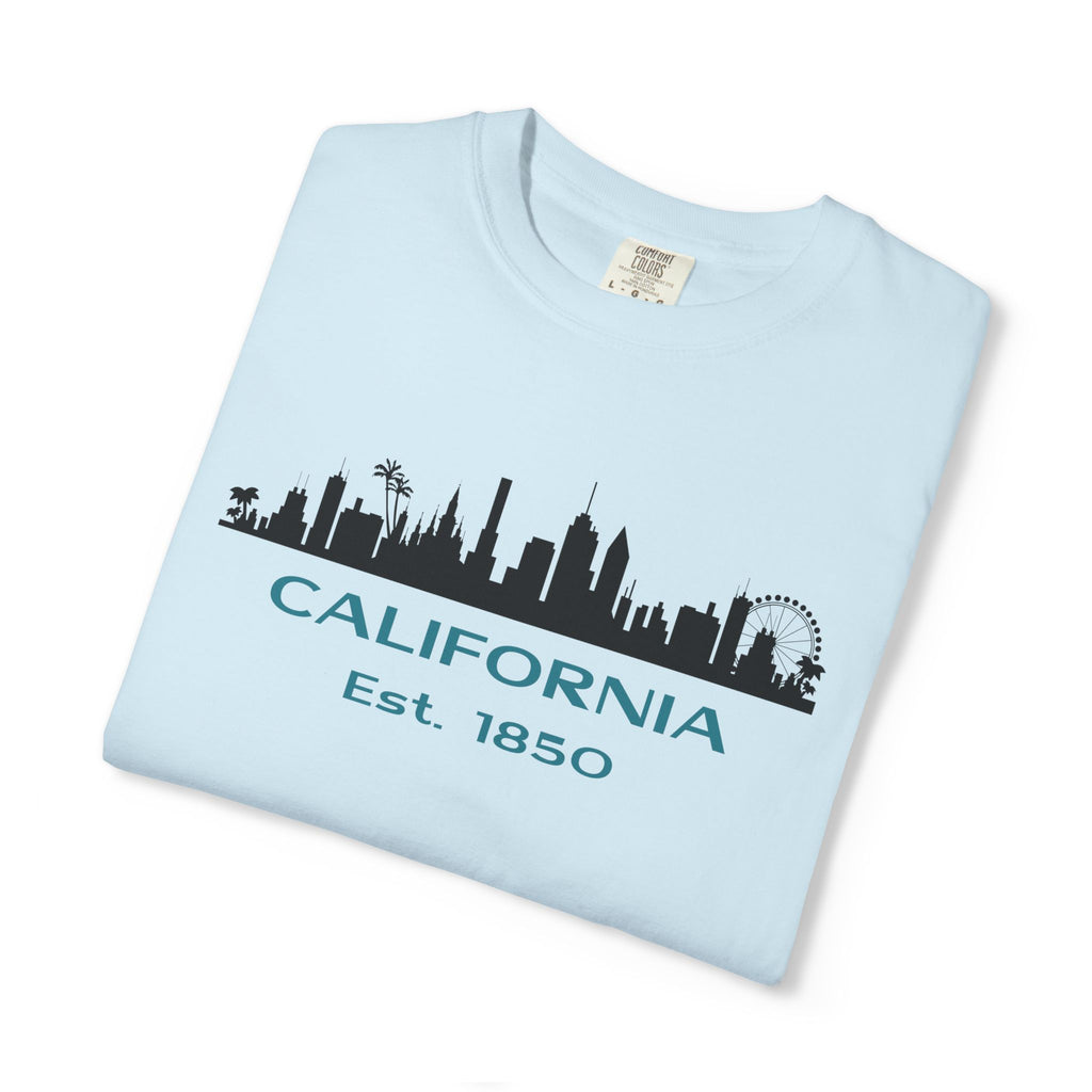 California Skyline T-shirt | Unisex | 100% Cotton | American Pride Spirit