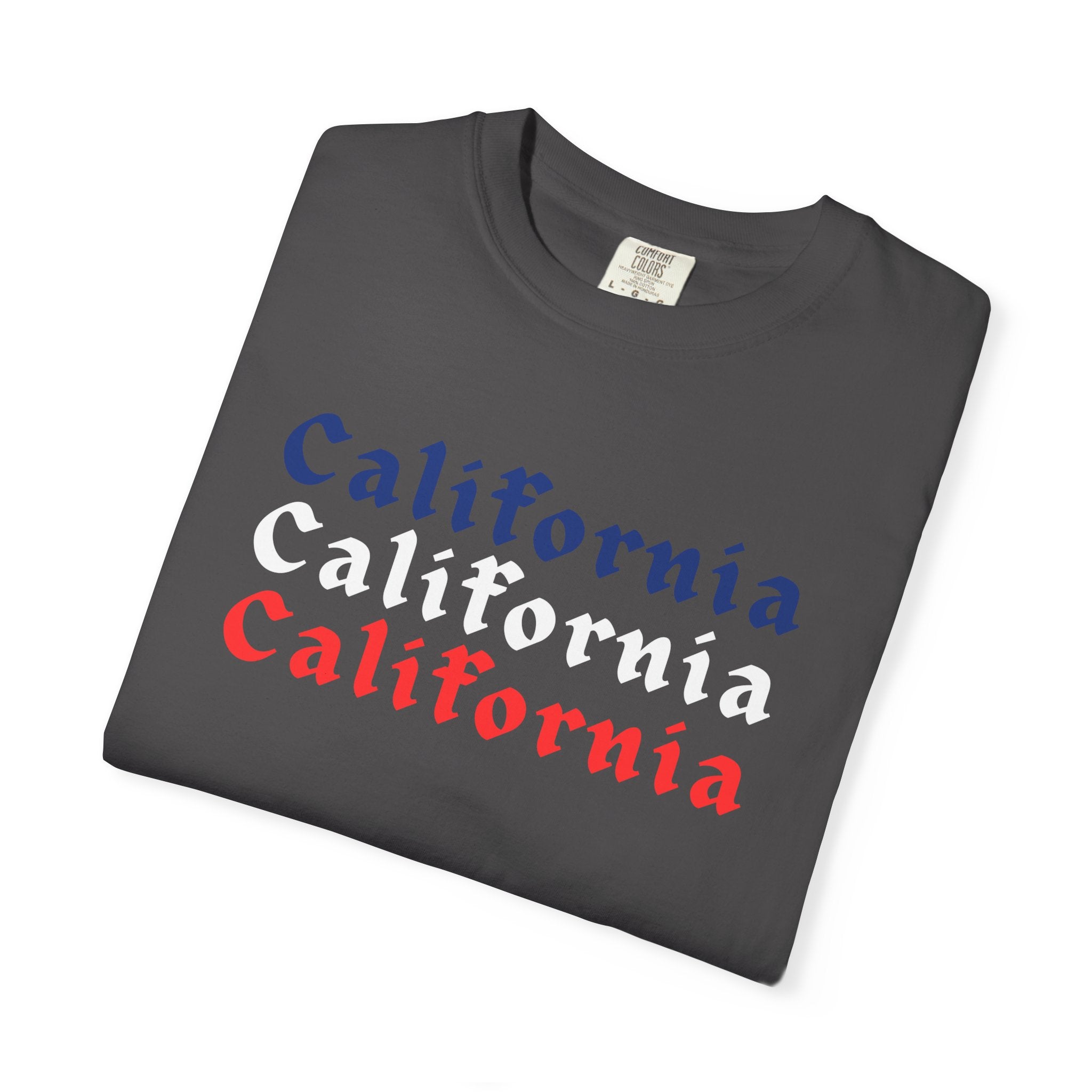California Patriotic Colors T-Shirt | Unisex | 100% Cotton | American Pride Spirit