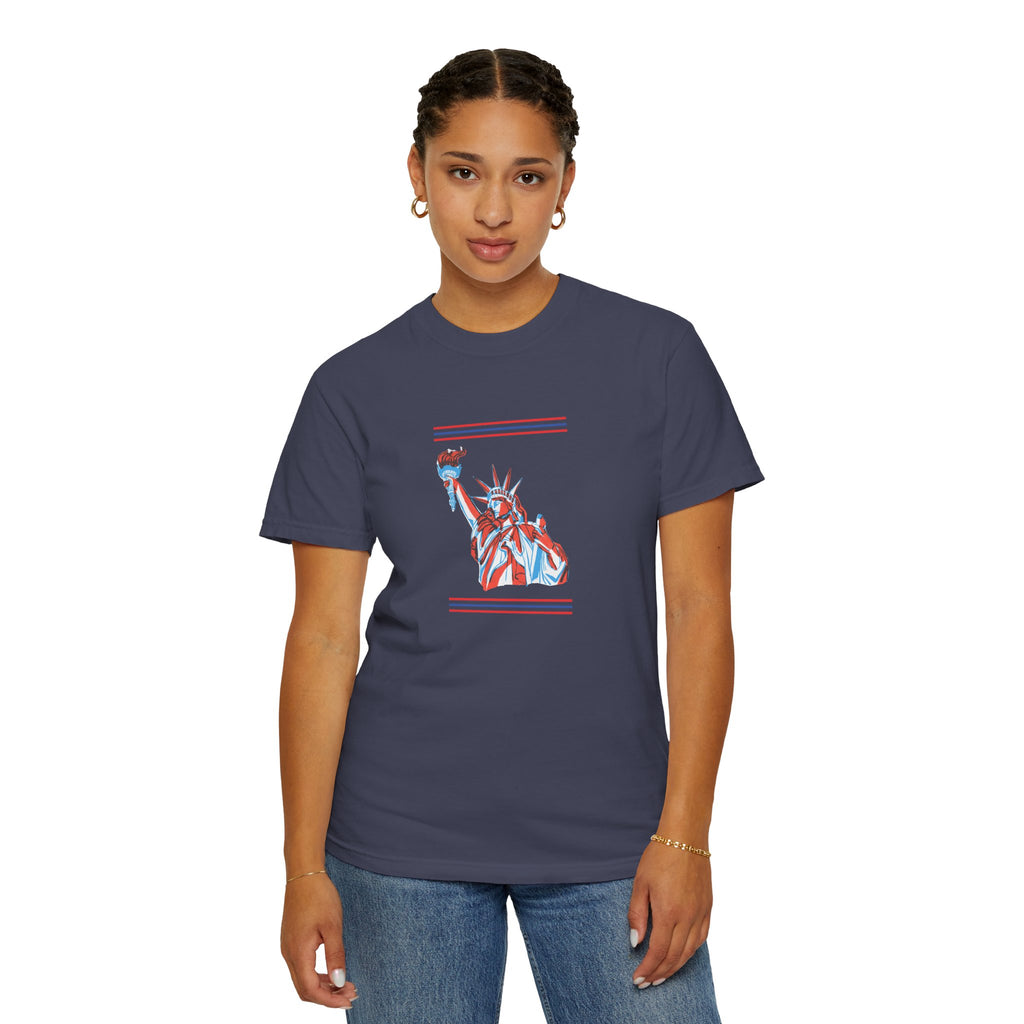Patriotic Stars & Liberty Tee | Unisex | 100% Cotton | American Pride Spirit