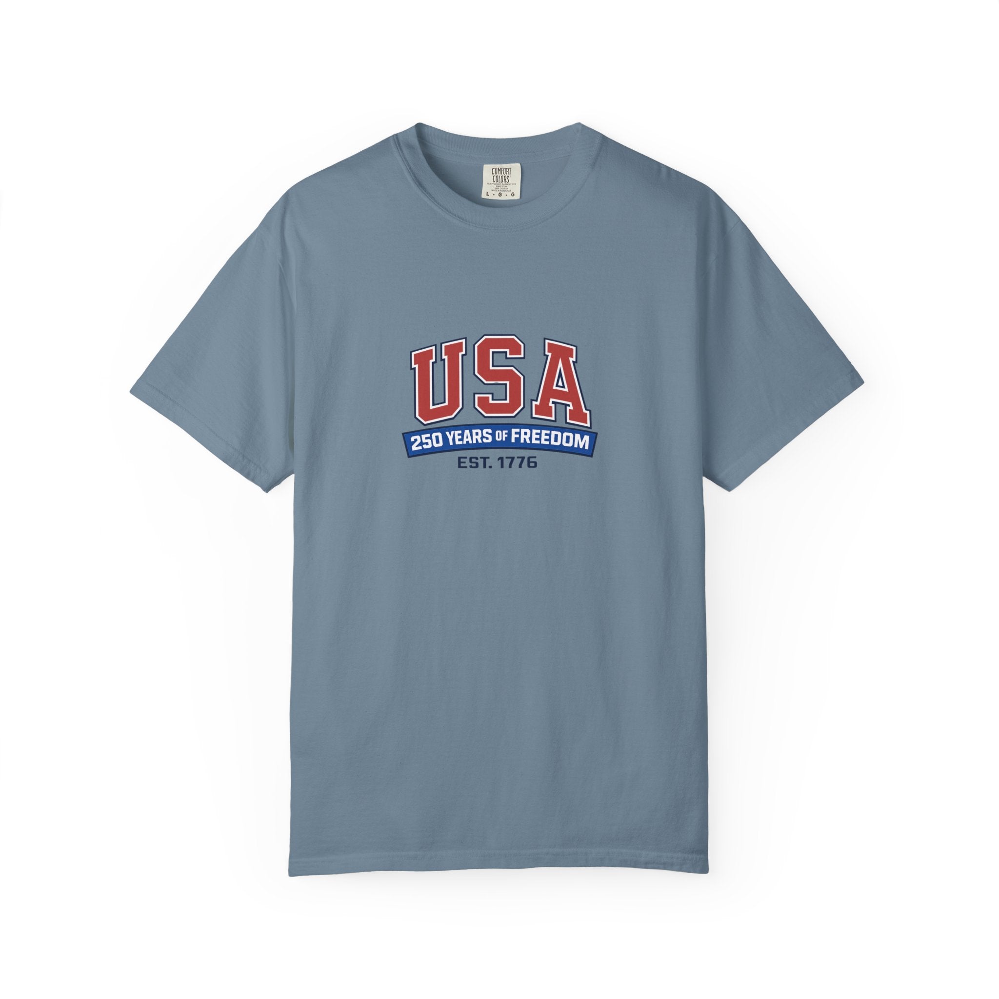 USA 250 Years of Freedom T-Shirt | Unisex | 100% Cotton | American Pride Spirit