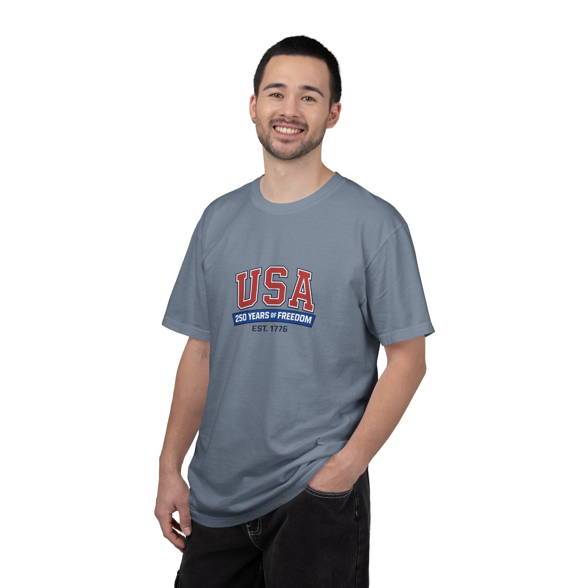 USA 250 Years of Freedom T-Shirt | Unisex | 100% Cotton | American Pride Spirit