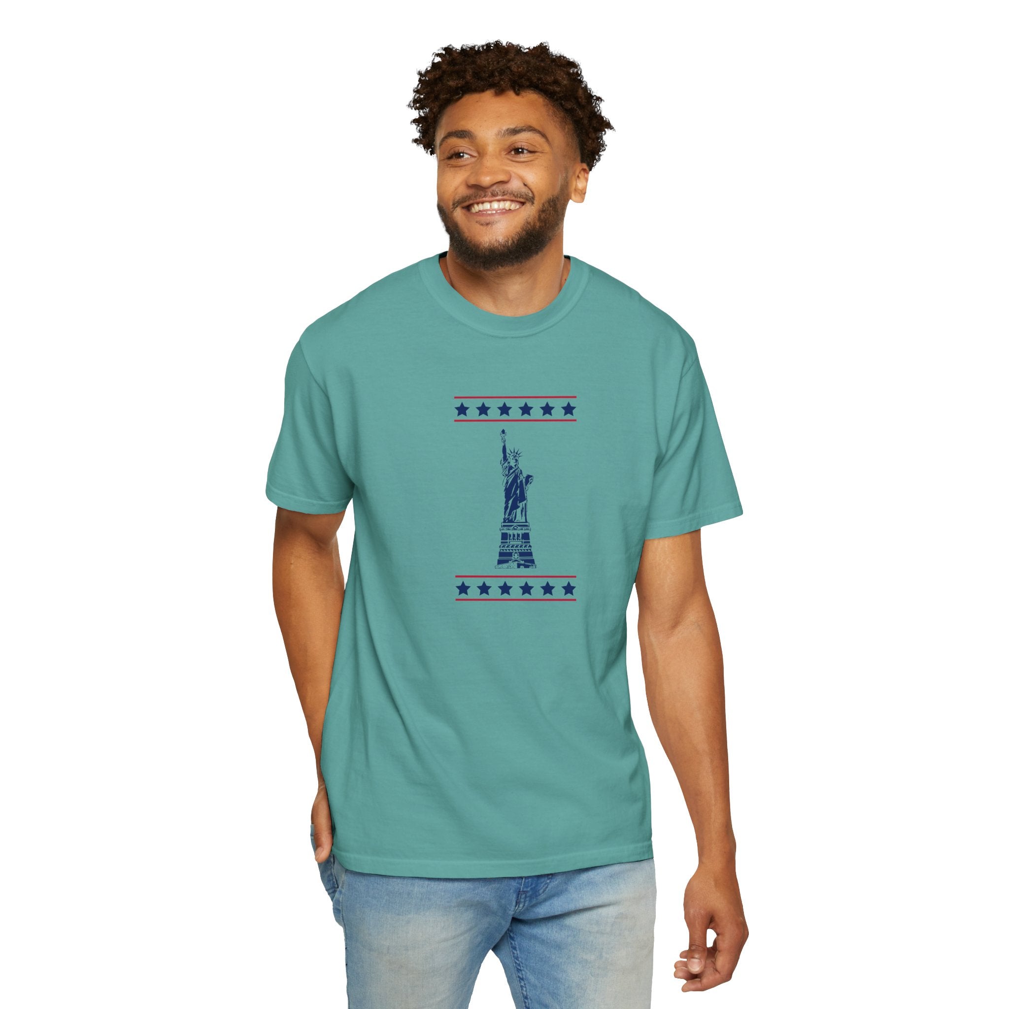 Patriotic Statue of Liberty T-shirt | Unisex | 100% Cotton | American Pride Spirit