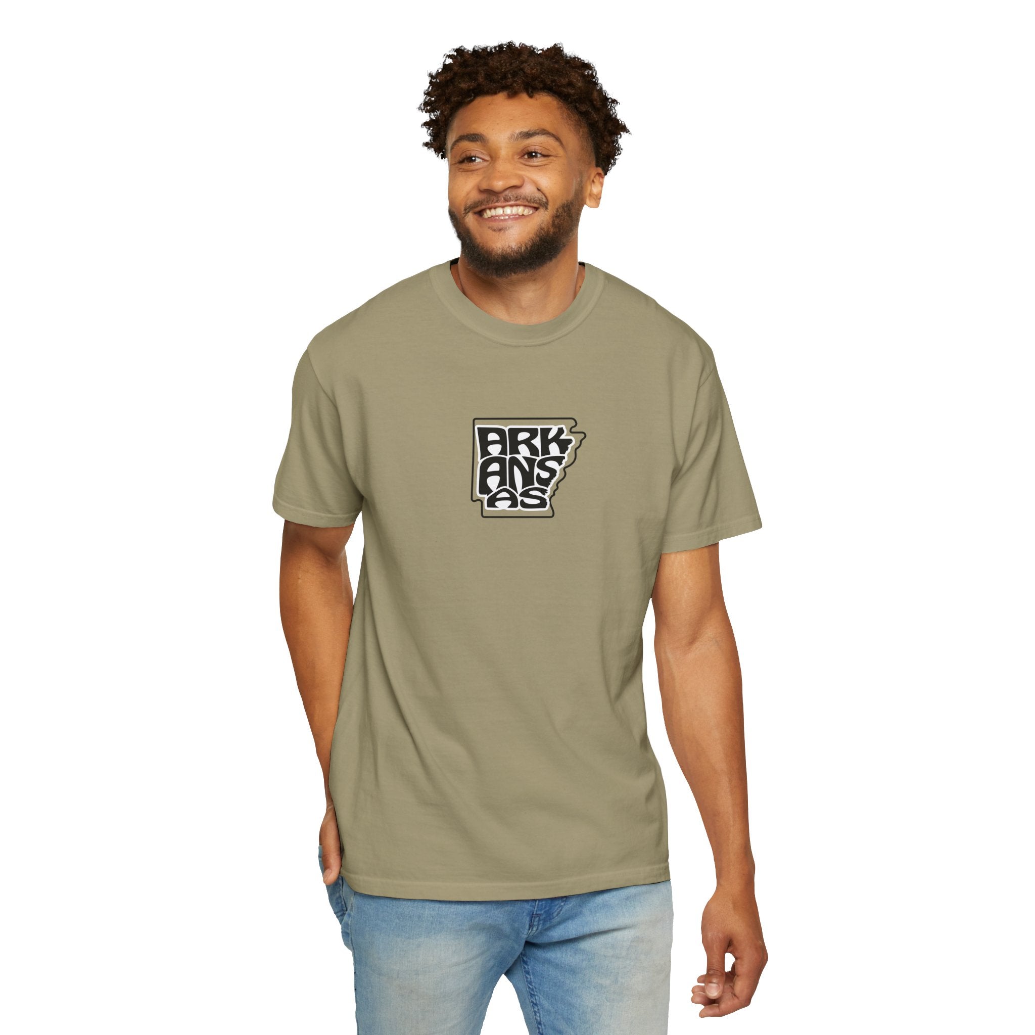 Khaki - T-Shirt - 100% Cotton - Unisex