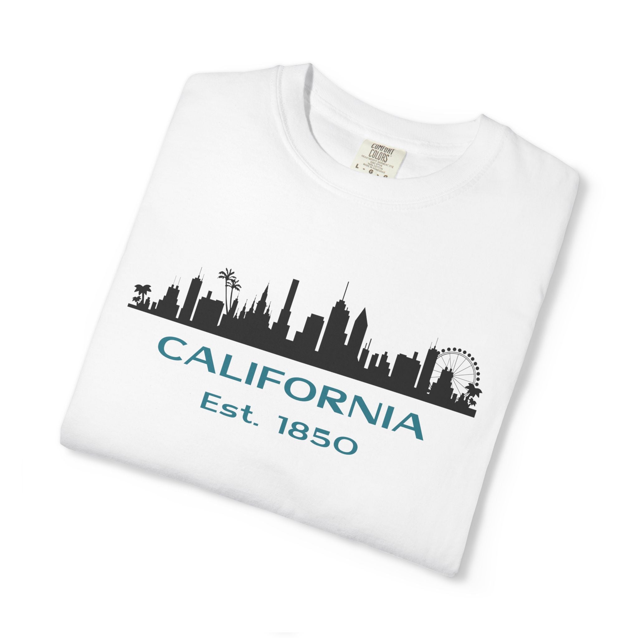 California Skyline T-shirt | Unisex | 100% Cotton | American Pride Spirit