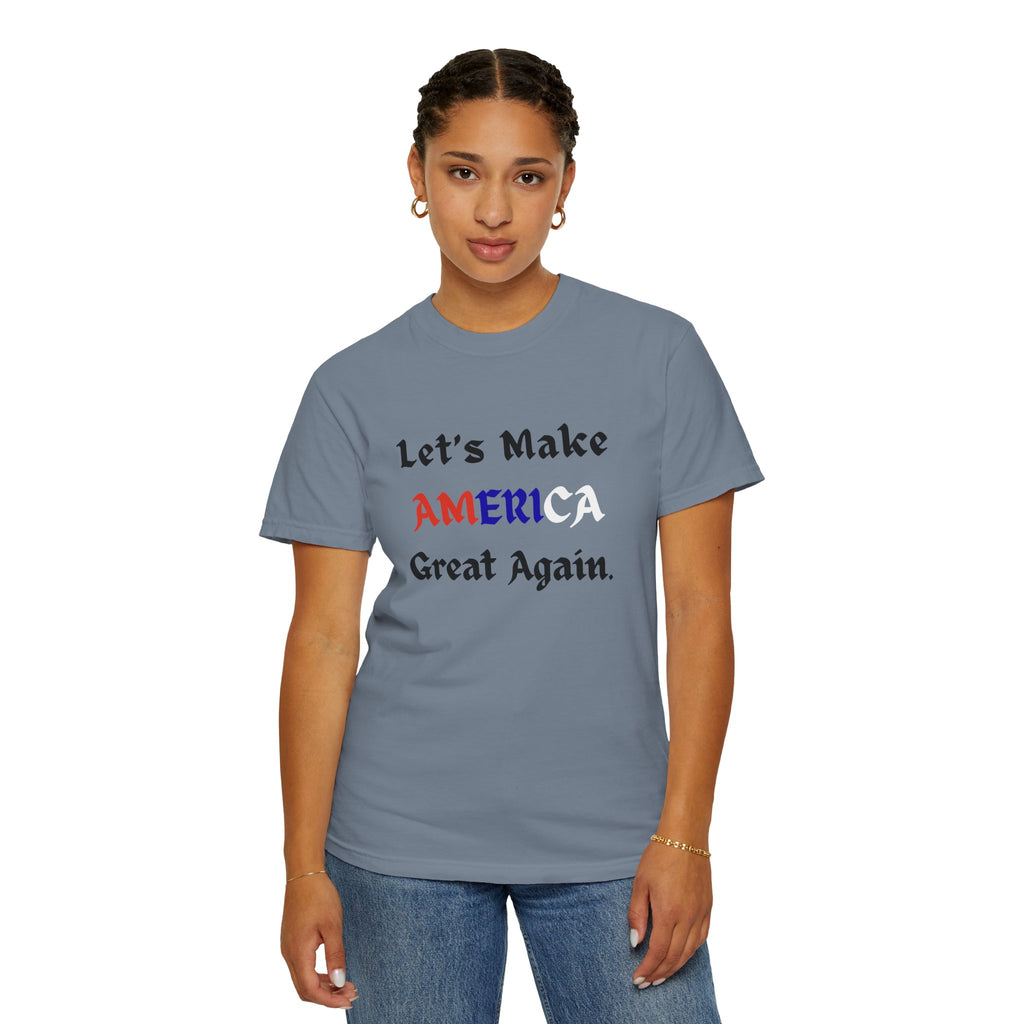 Patriotic American Flag Color T-Shirt | Unisex | 100% Cotton | American Pride Spirit