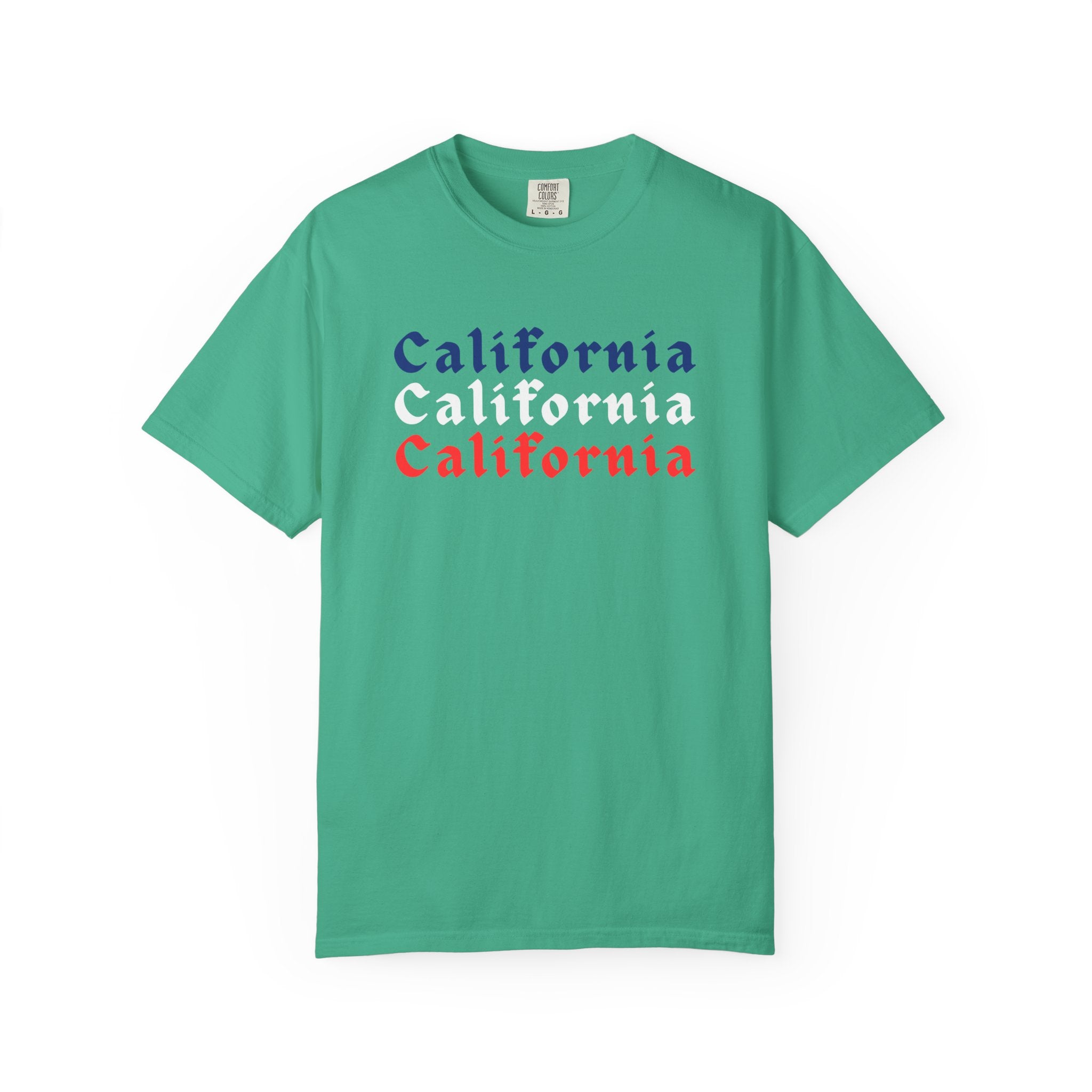 California Patriotic Colors T-Shirt | Unisex | 100% Cotton | American Pride Spirit