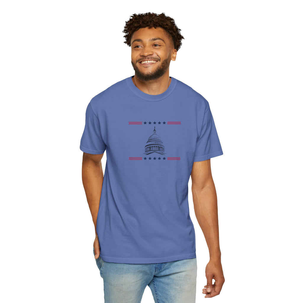 Washington Capitol Dome T-Shirt | Unisex | 100% Cotton | American Pride Spirit