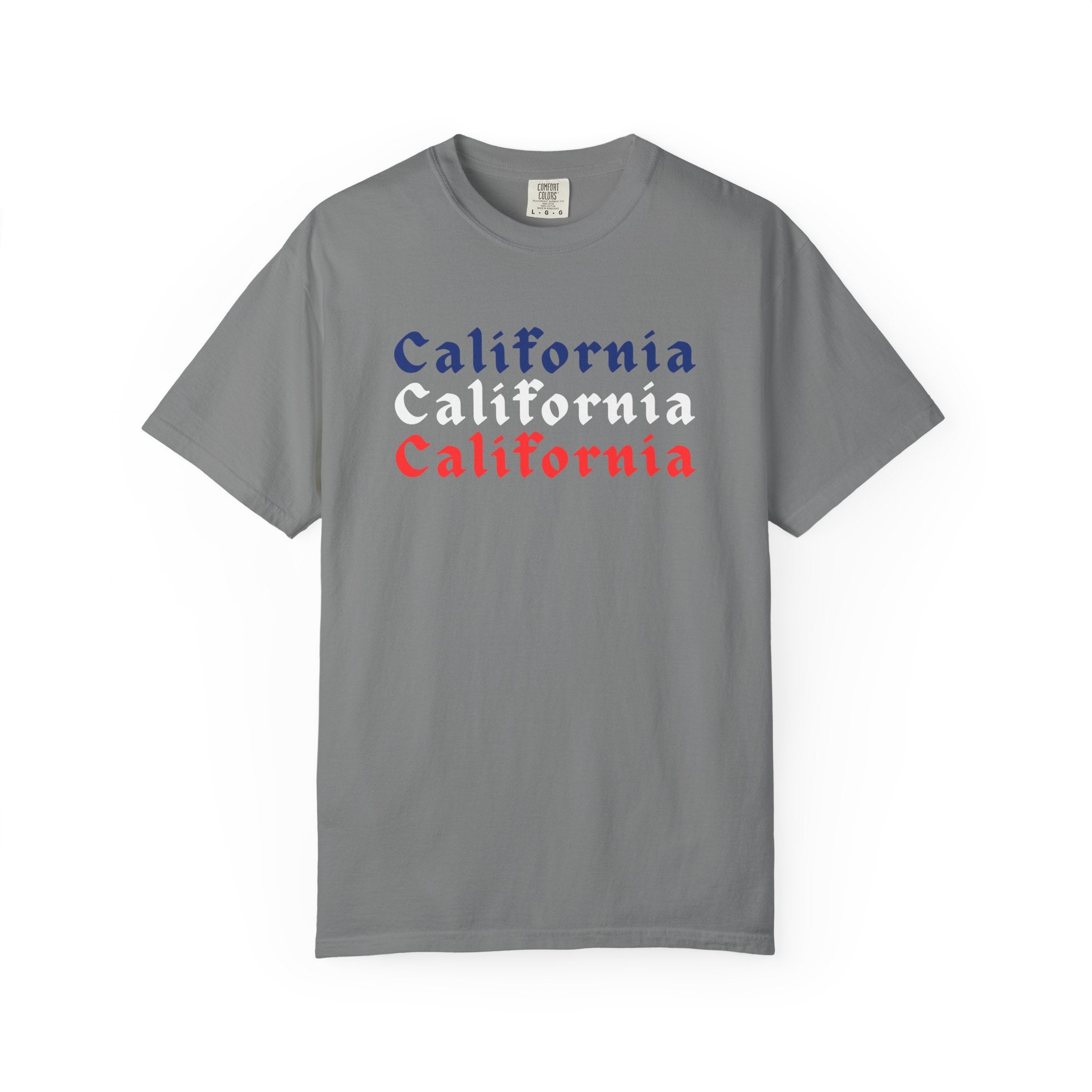 California Patriotic Colors T-Shirt | Unisex | 100% Cotton | American Pride Spirit