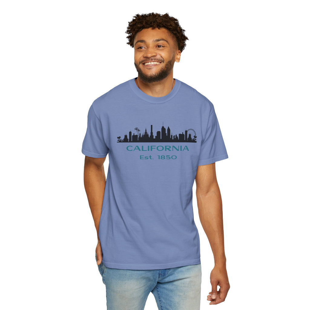 California Skyline T-shirt | Unisex | 100% Cotton | American Pride Spirit