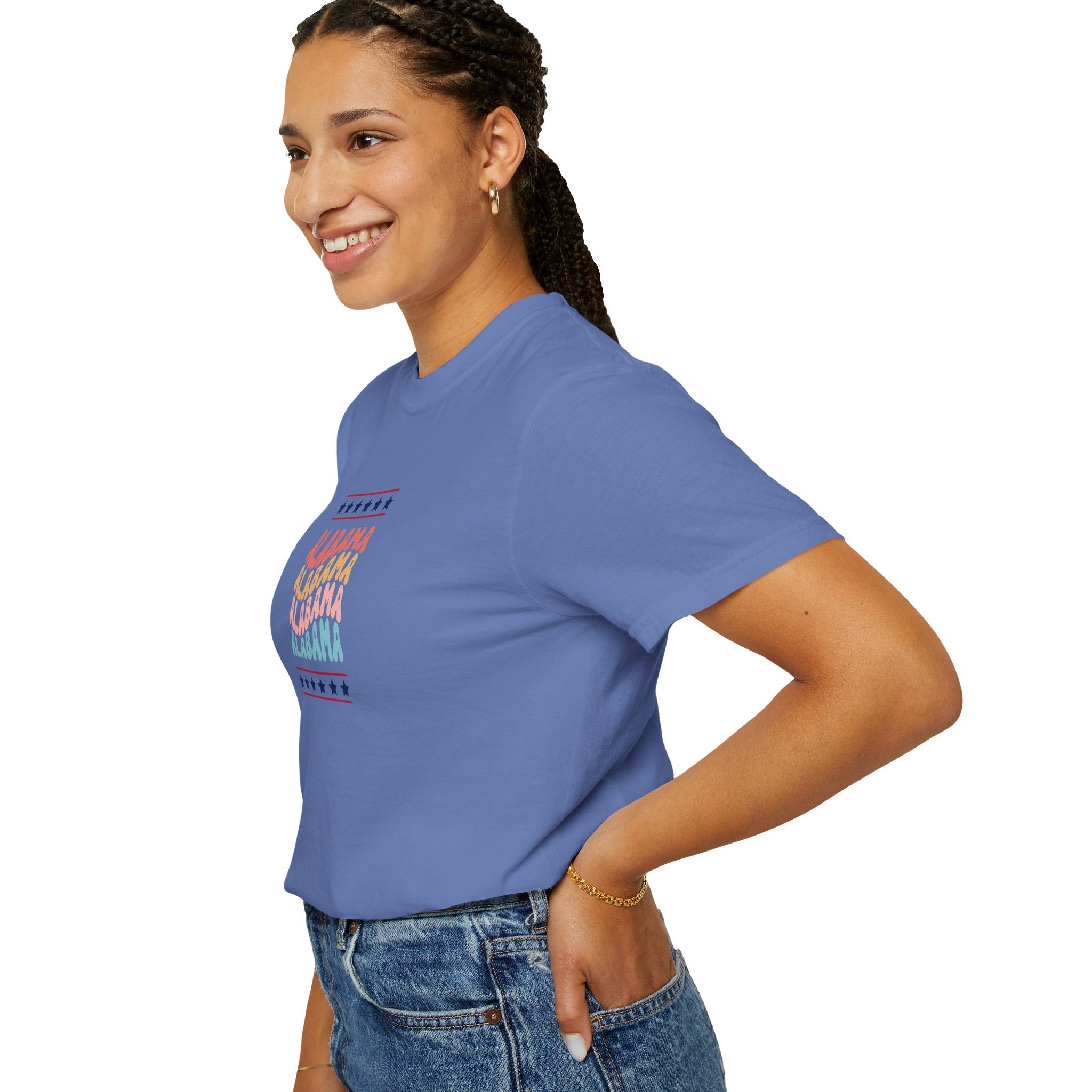 Alabama Designer T-shirt | Unisex | 100% Cotton | American Pride Spirit