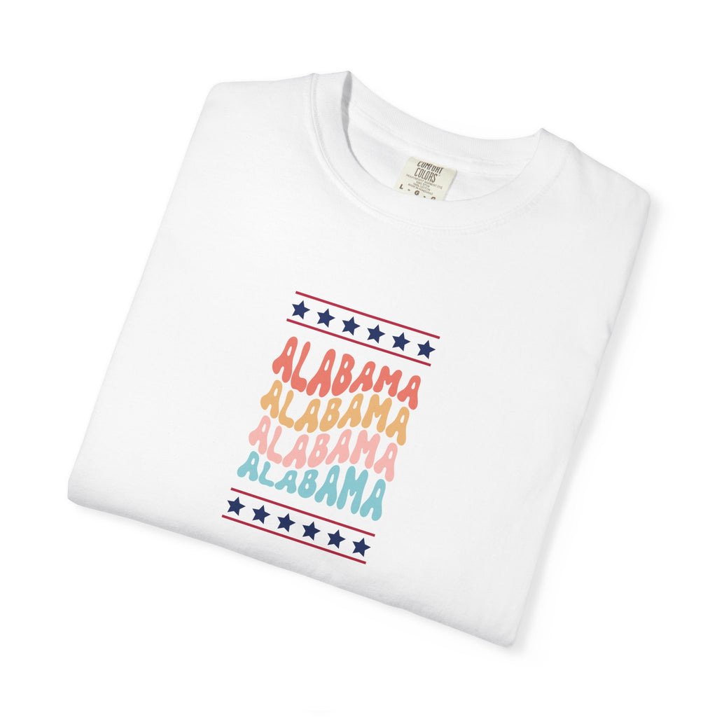 Alabama Designer T-shirt | Unisex | 100% Cotton | American Pride Spirit