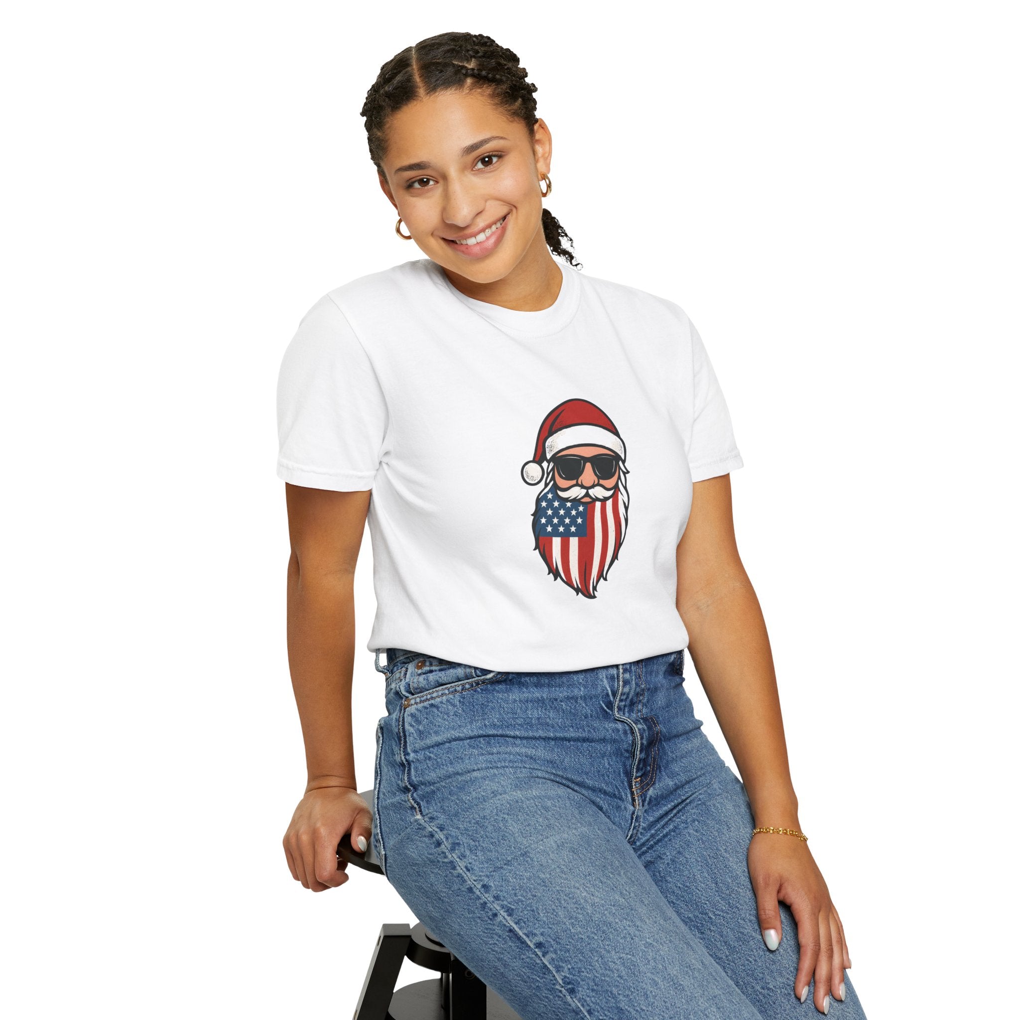 American Santa T-Shirt | Unisex | 100% Cotton | American Pride Spirit