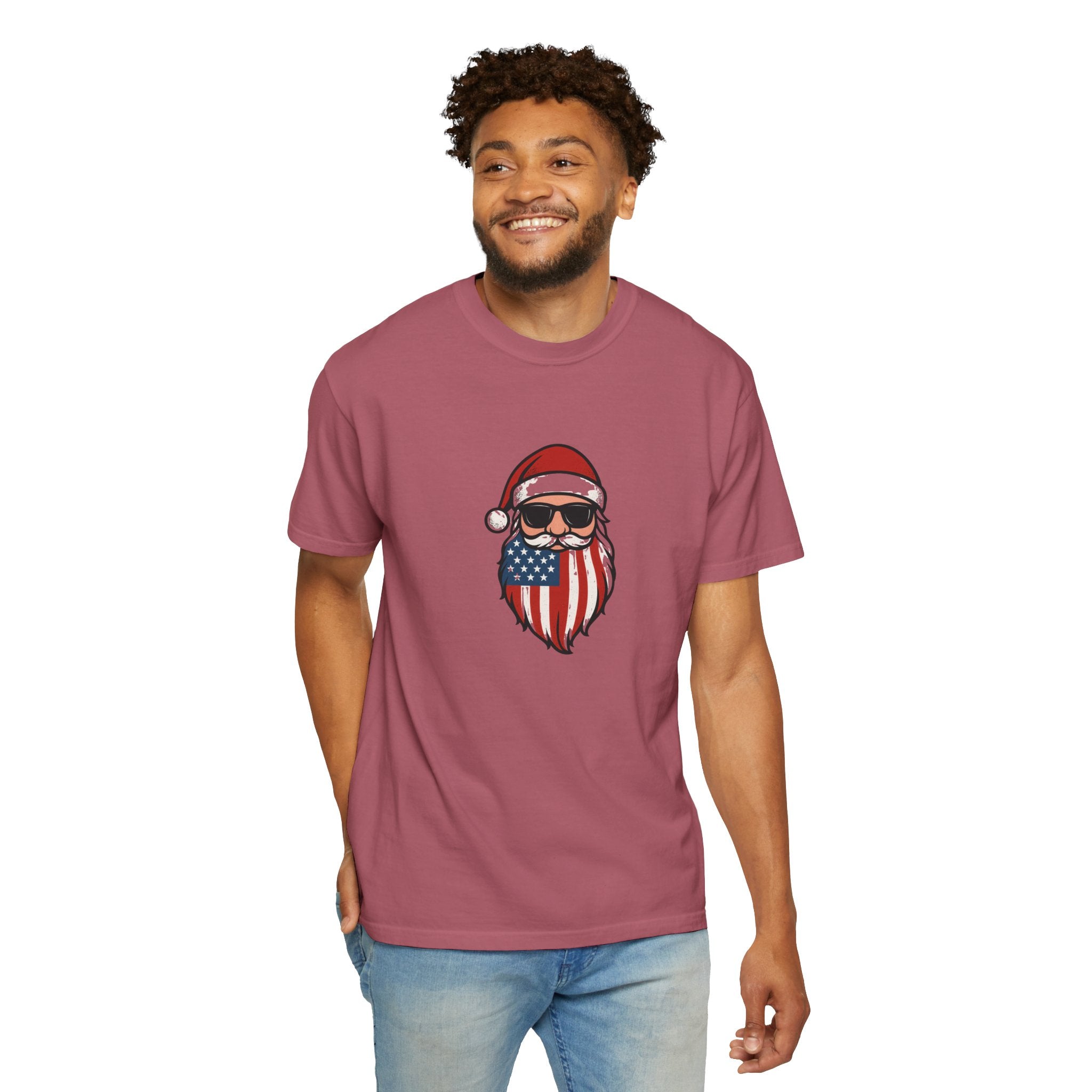 American Santa T-Shirt | Unisex | 100% Cotton | American Pride Spirit