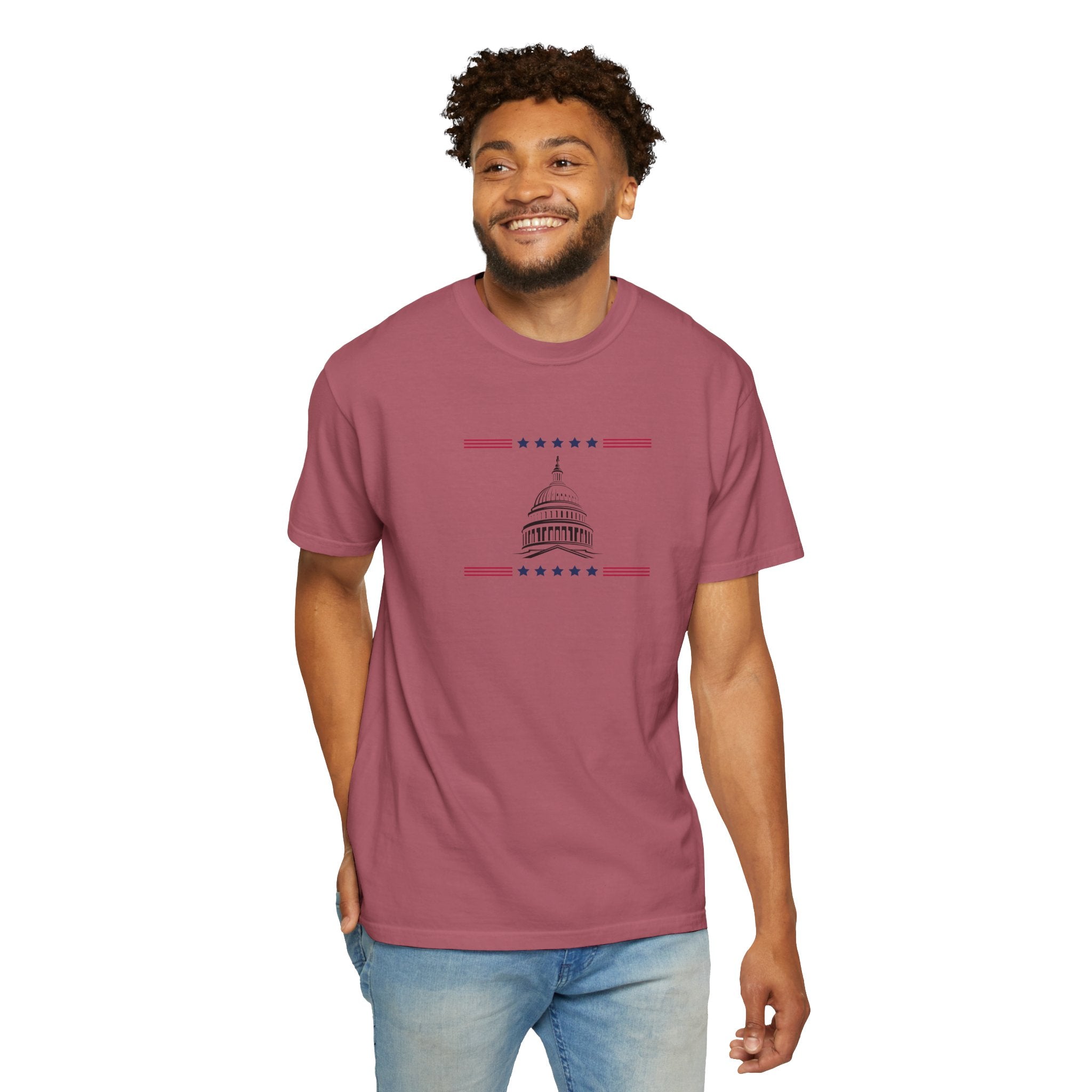 Washington Capitol Dome T-Shirt | Unisex | 100% Cotton | American Pride Spirit