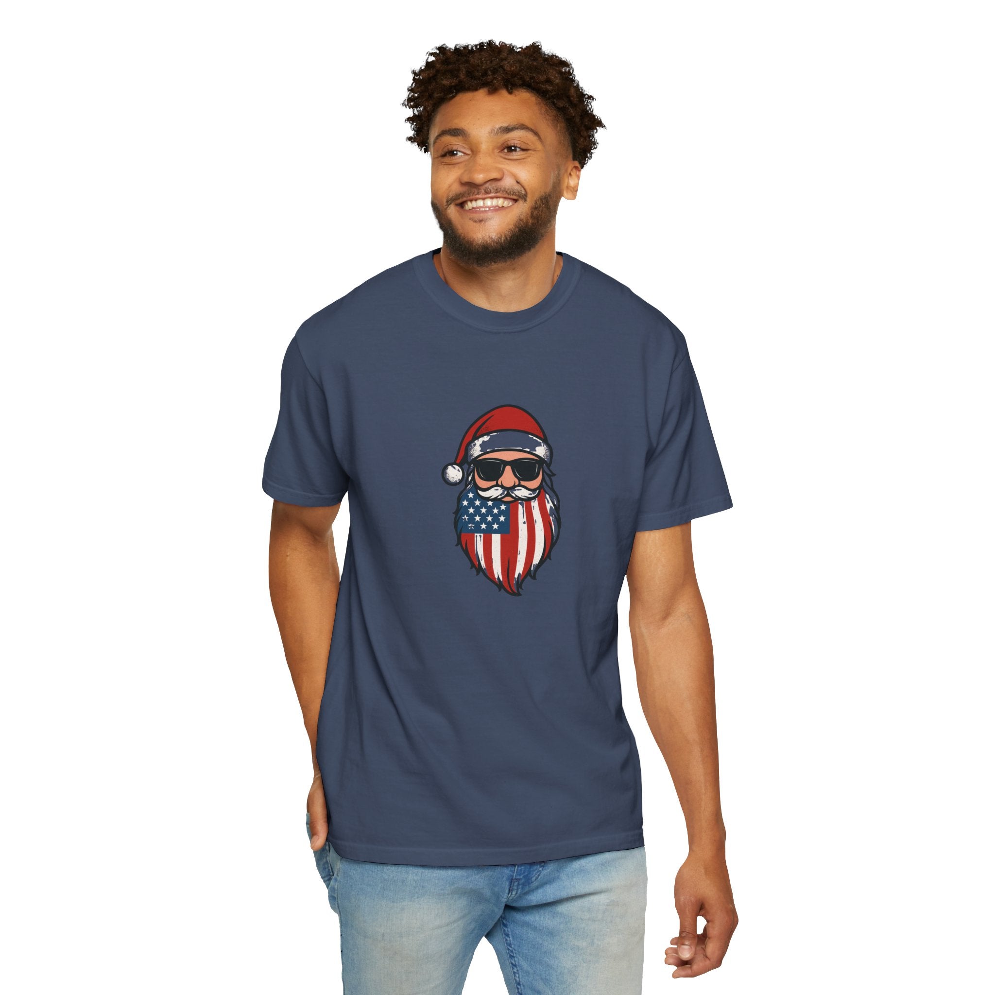American Santa T-Shirt | Unisex | 100% Cotton | American Pride Spirit