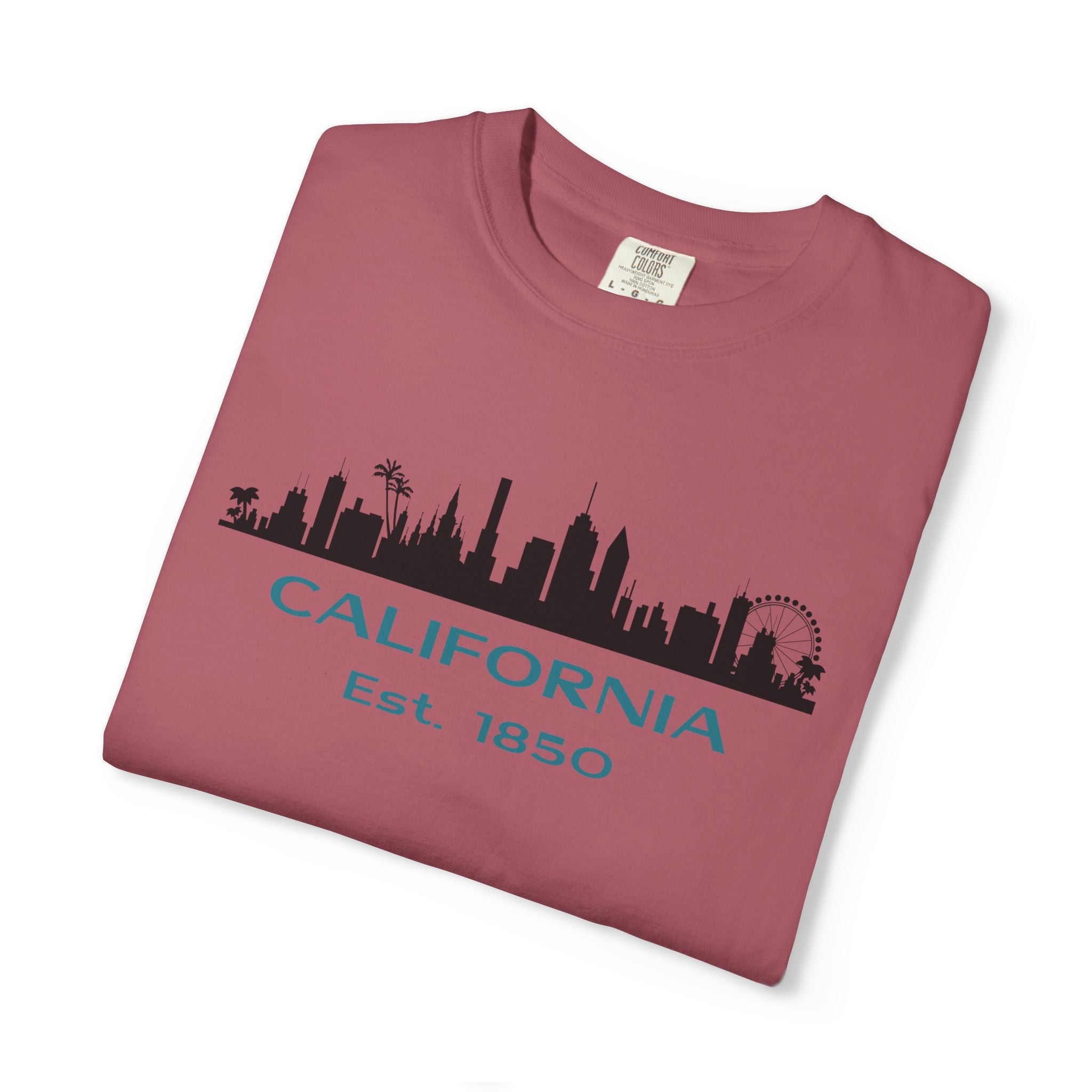 California Skyline T-shirt | Unisex | 100% Cotton | American Pride Spirit