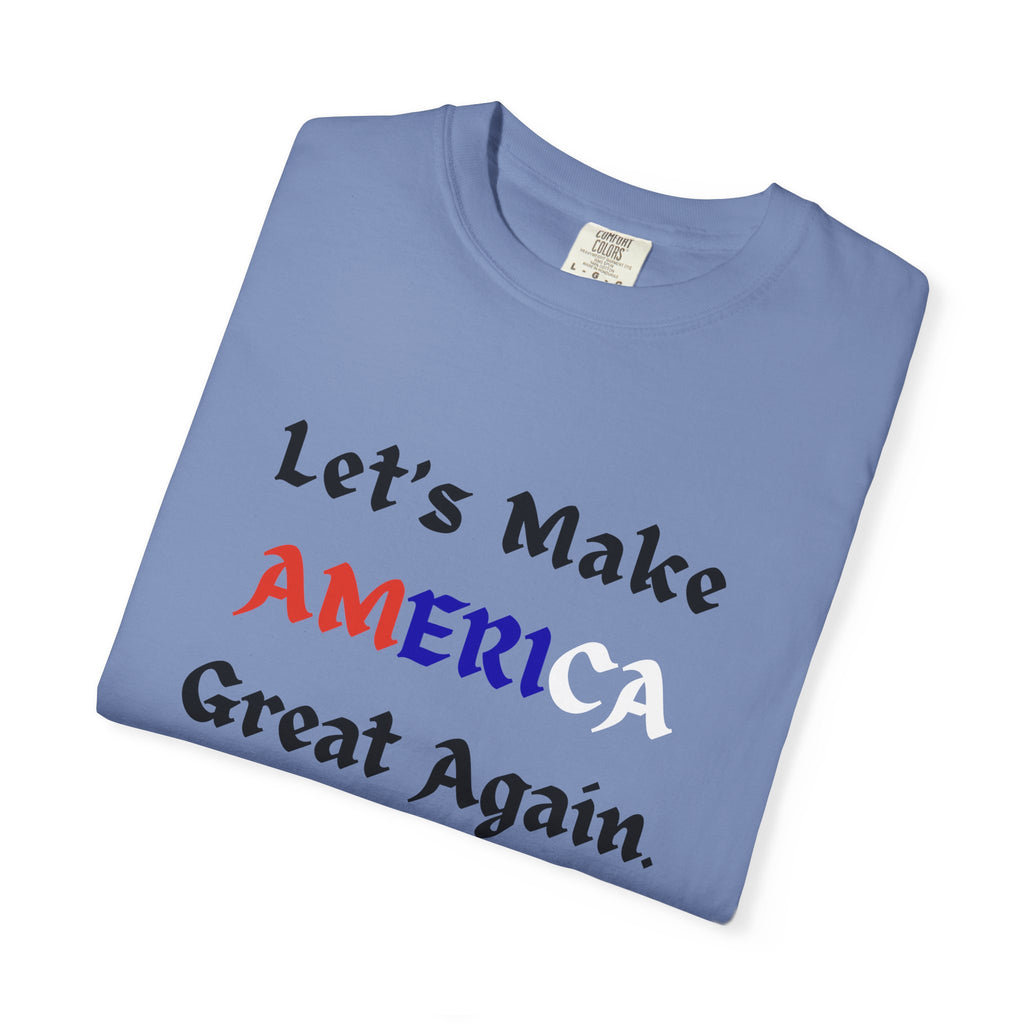 Patriotic American Flag Color T-Shirt | Unisex | 100% Cotton | American Pride Spirit